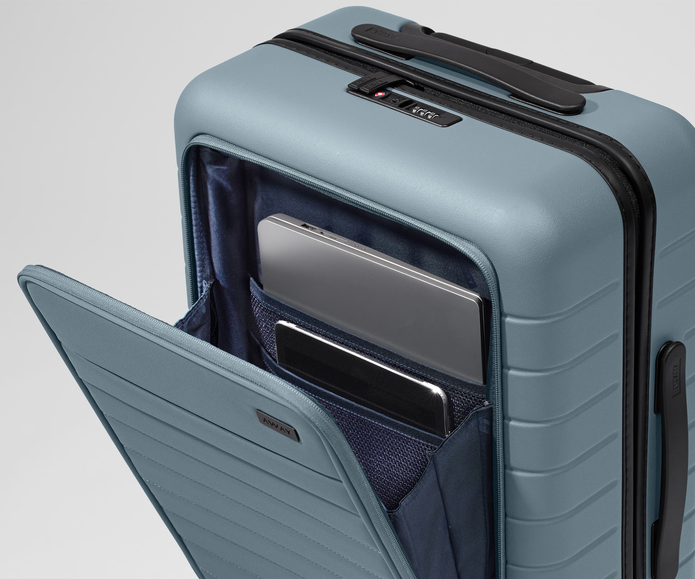 Away The Executive Carry-On Suitcase - Coast Blue