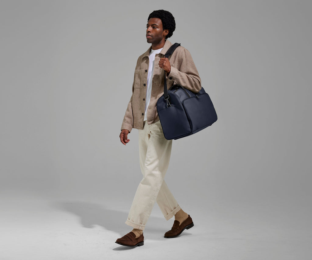 Away Garment Duffle Garment Bag - Navy Blue