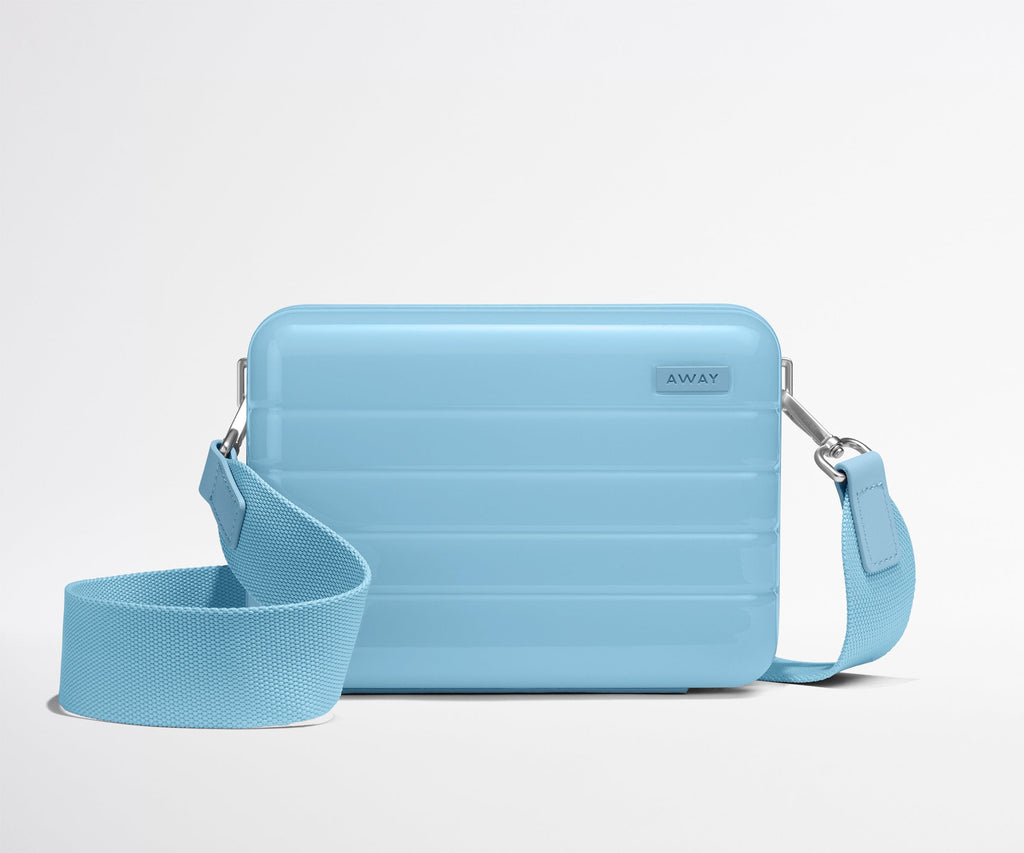 Away The Mini Crossbody Packing Cubes - Glazed Opal Blue