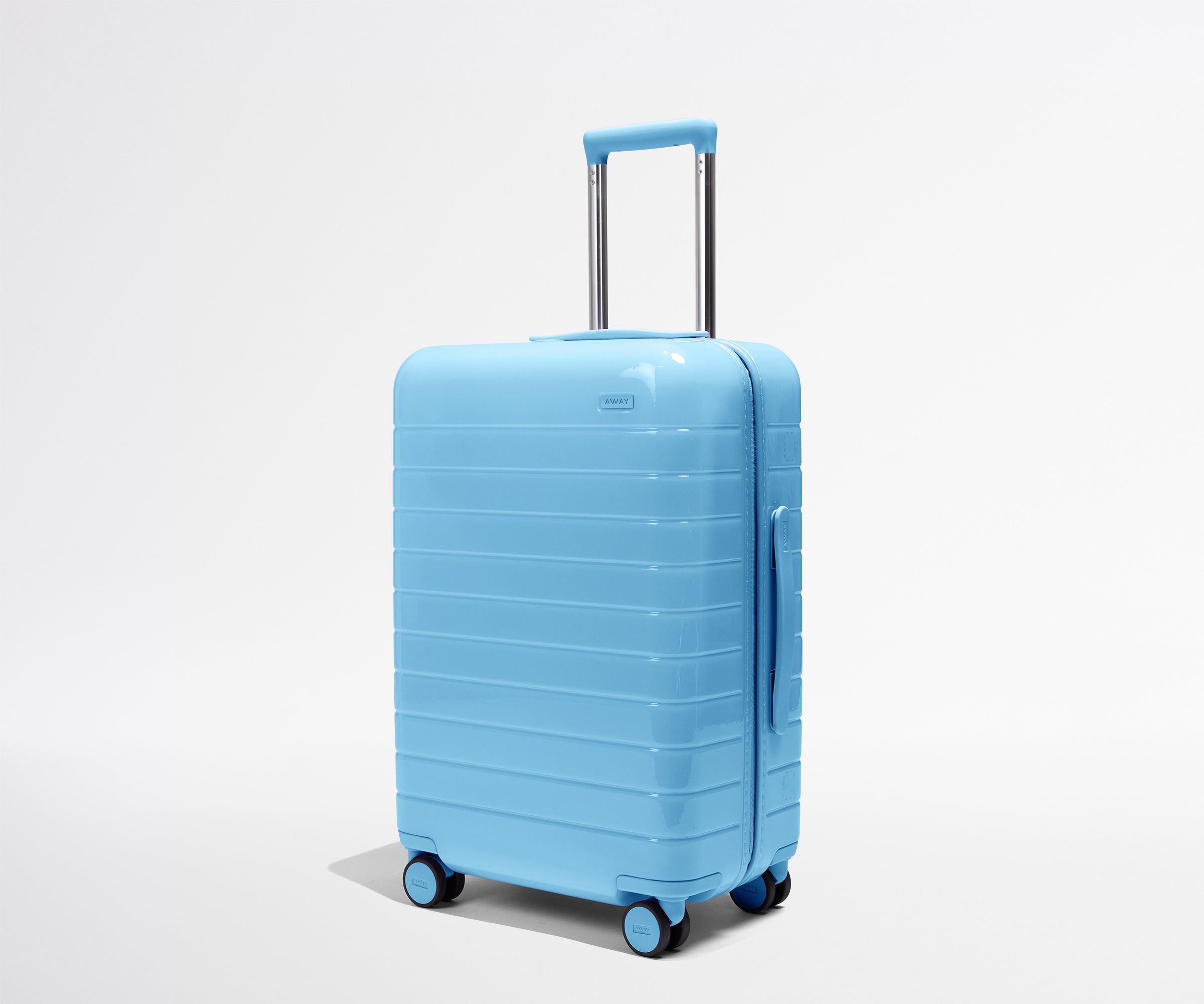 Away The Bigger Carry-On Suitcase - Glazed Opal Blue