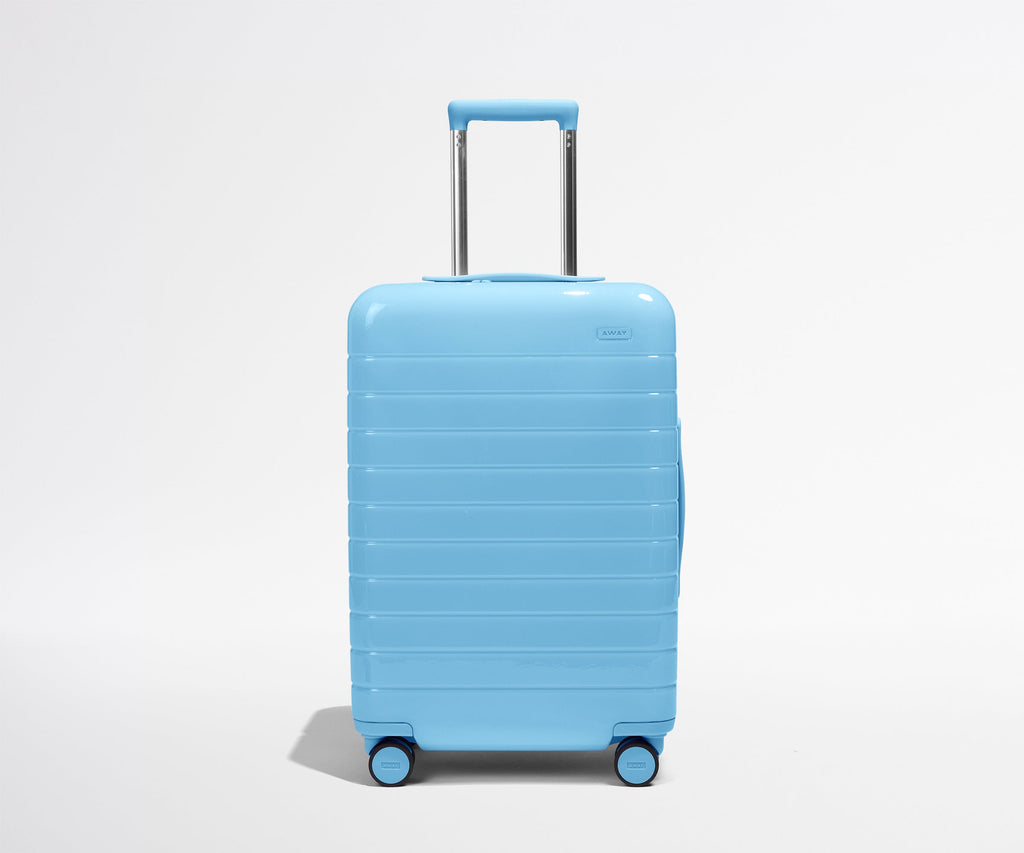 Away The Bigger Carry-On Suitcase - Glazed Opal Blue