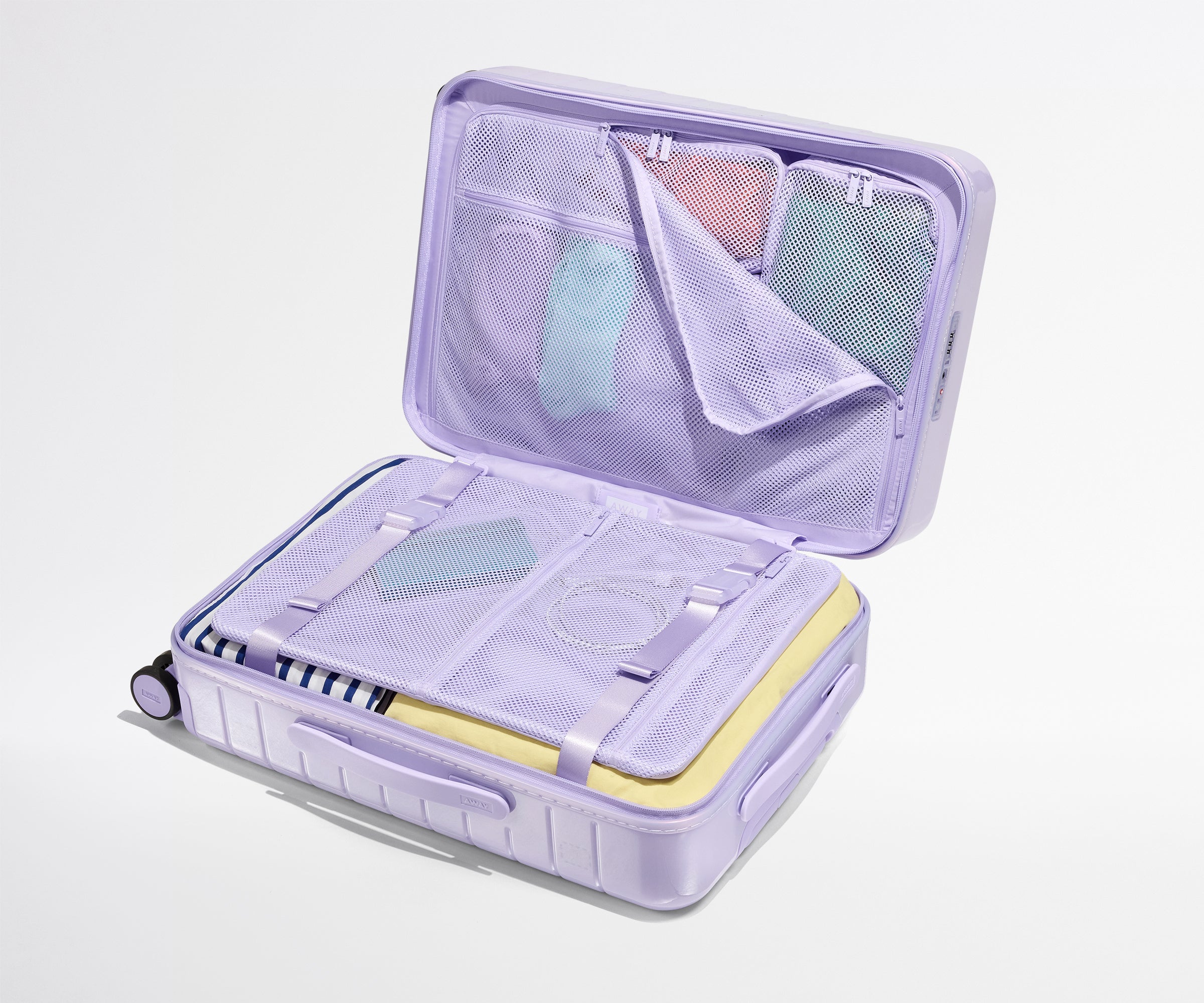 Away The Bigger Carry-On Suitcase - Glazed Lavender Haze Purple