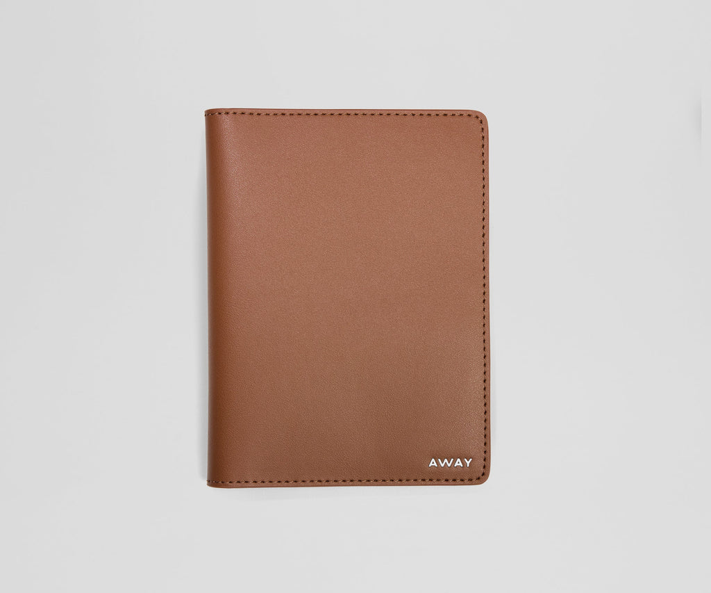 Away Passport Holder Travel Accessory - Saddle Brown