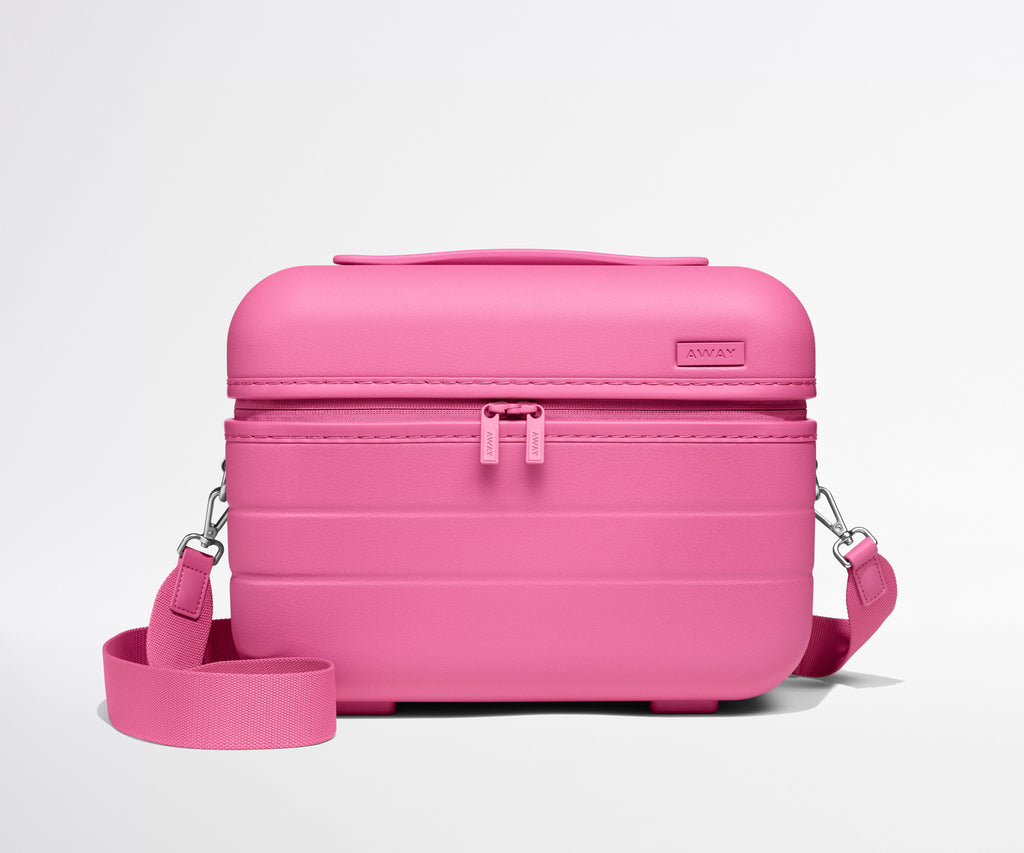 Away The Train Case Suitcase - Island Pink