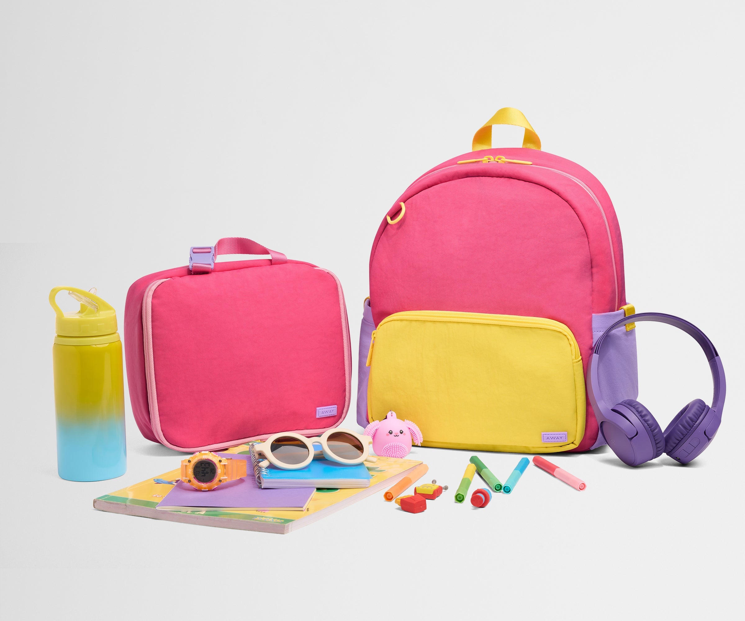 Away Kids Lunch Box Backpack - Cotton Candy Pink