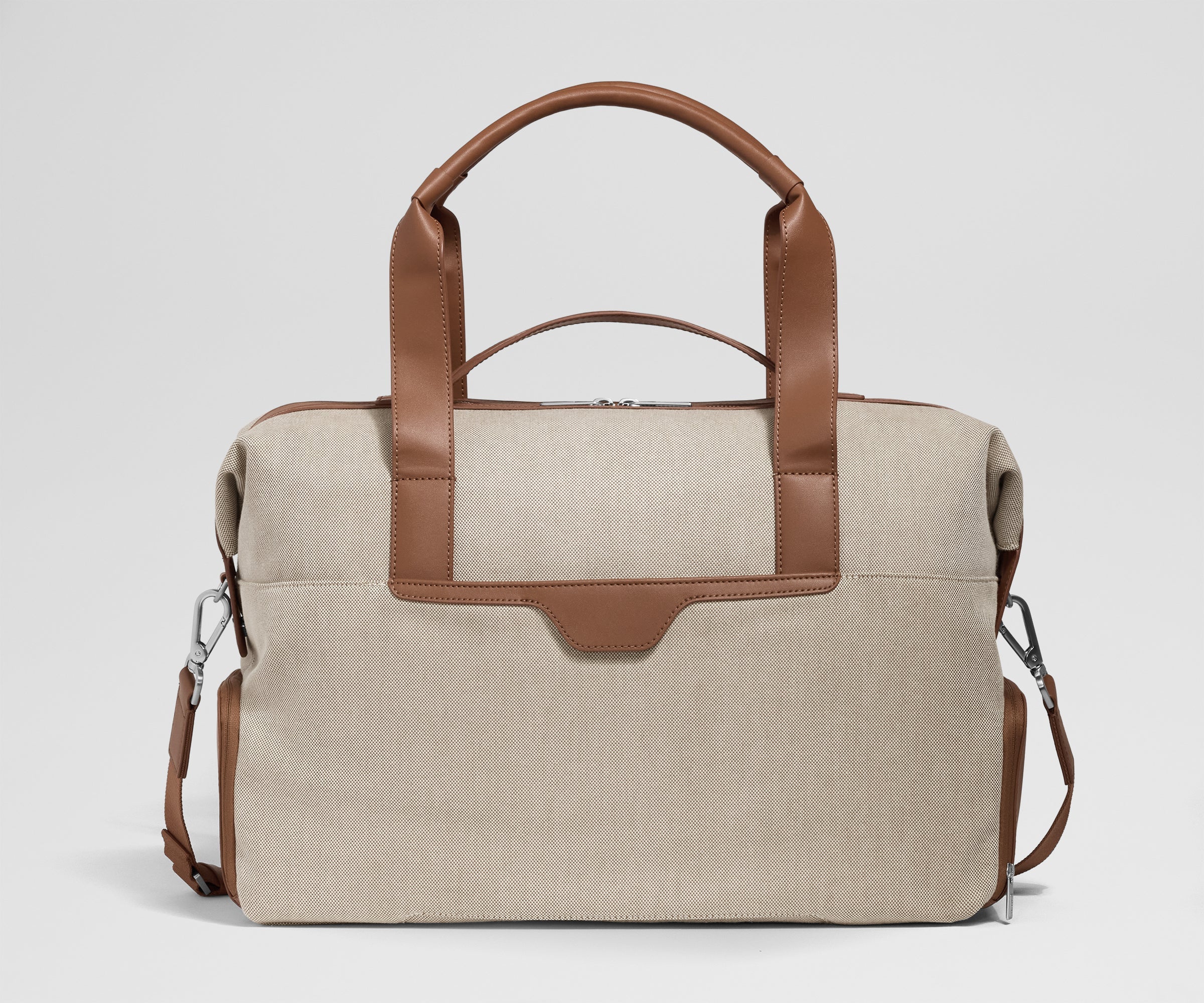 Away Canvas Overnight Bag Duffel Bag - Saddle Brown