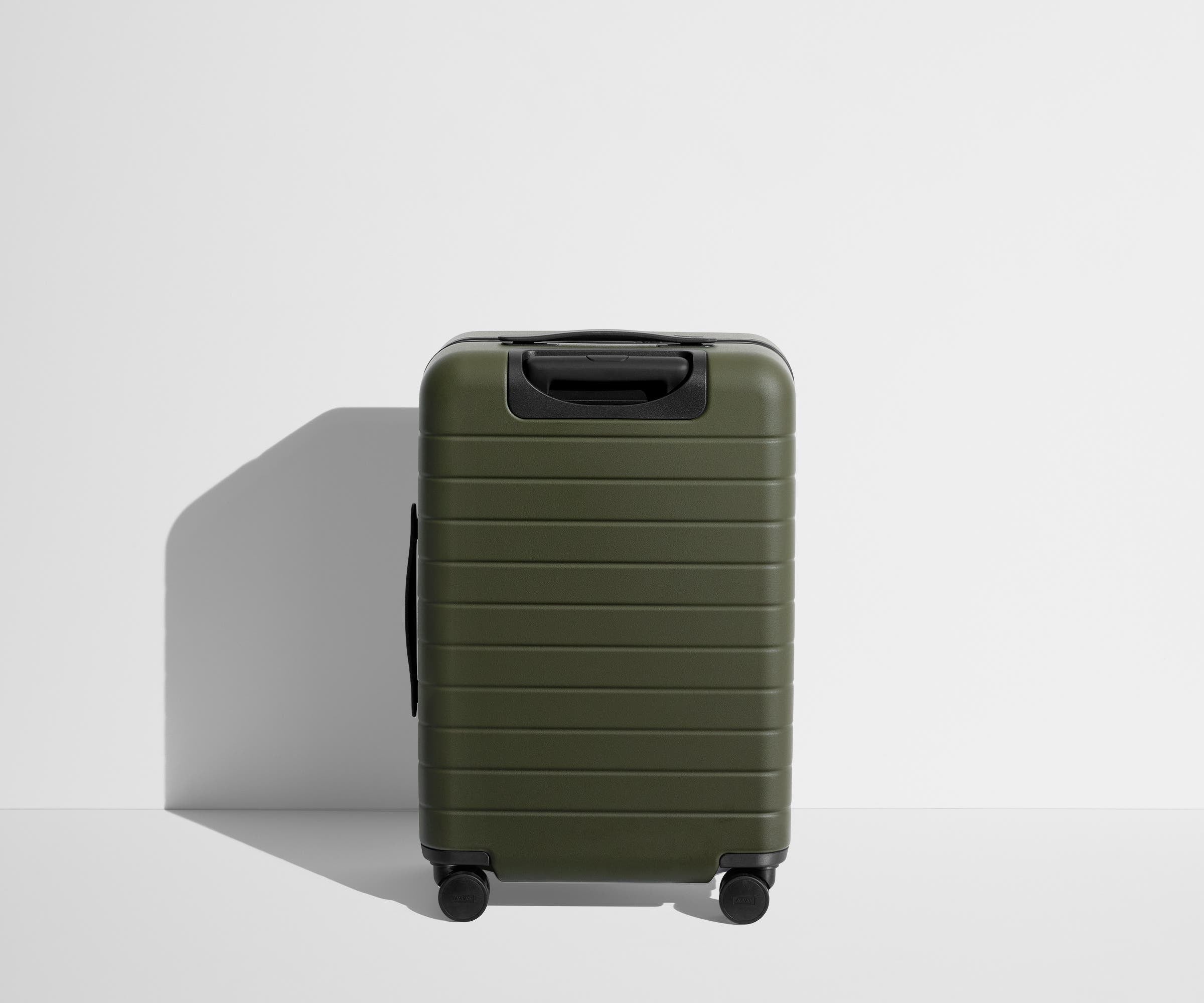 Away The Bigger Carry-On Flex Suitcase - Olive Green