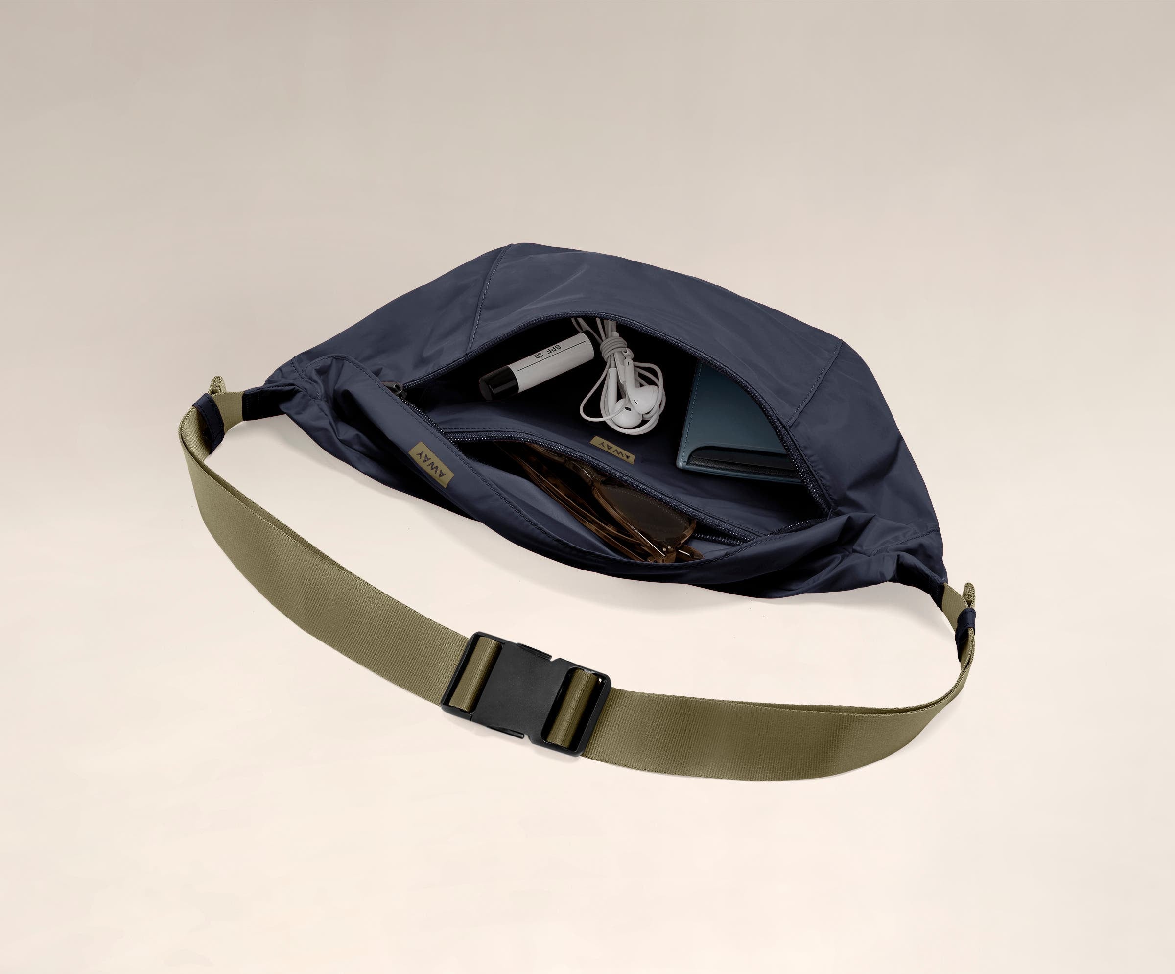 Away The Packable Sling Bag Crossbody Bag - Navy Blue