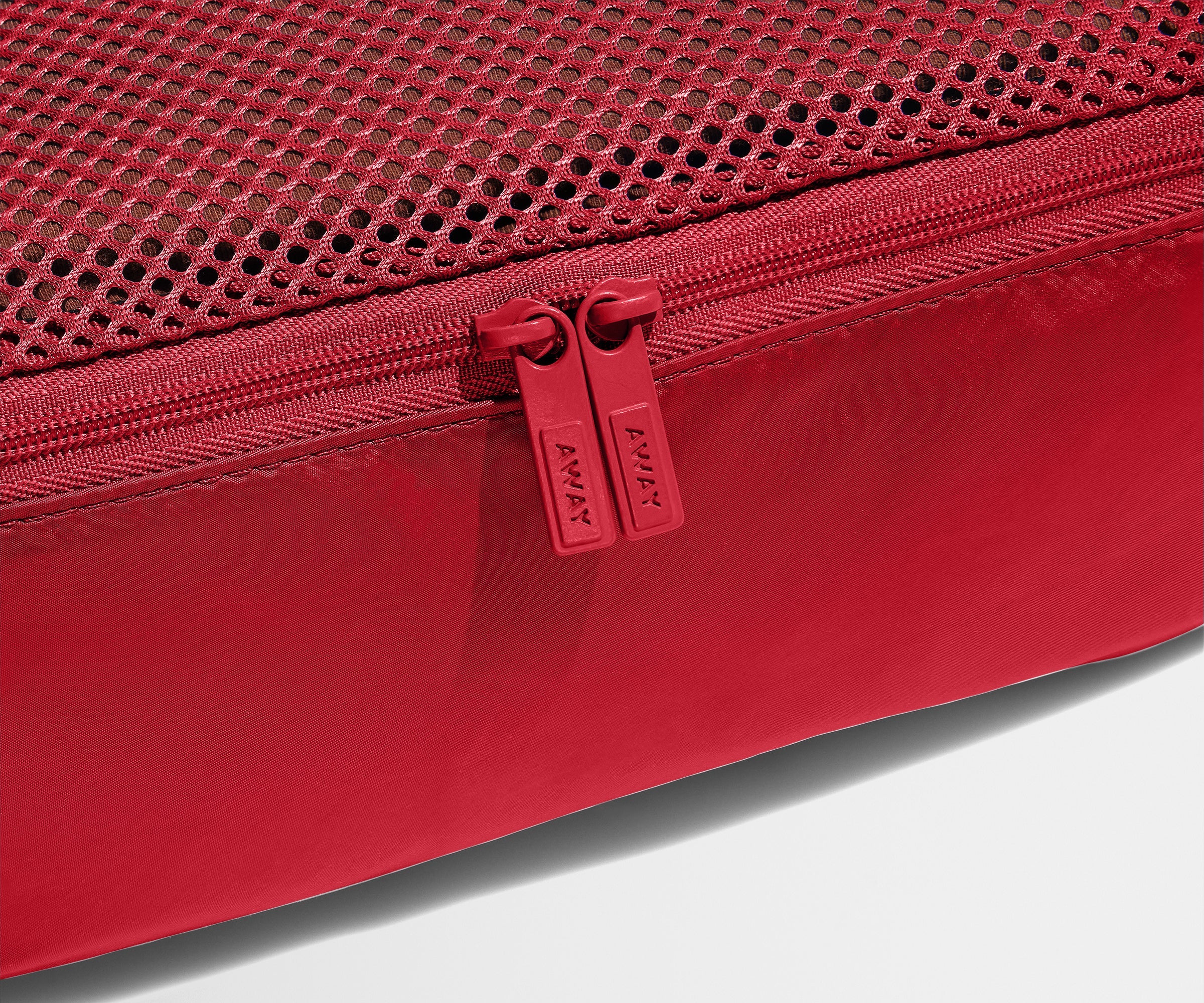 Away Insider Packing Cubes (Set of 4) in Cherry Red