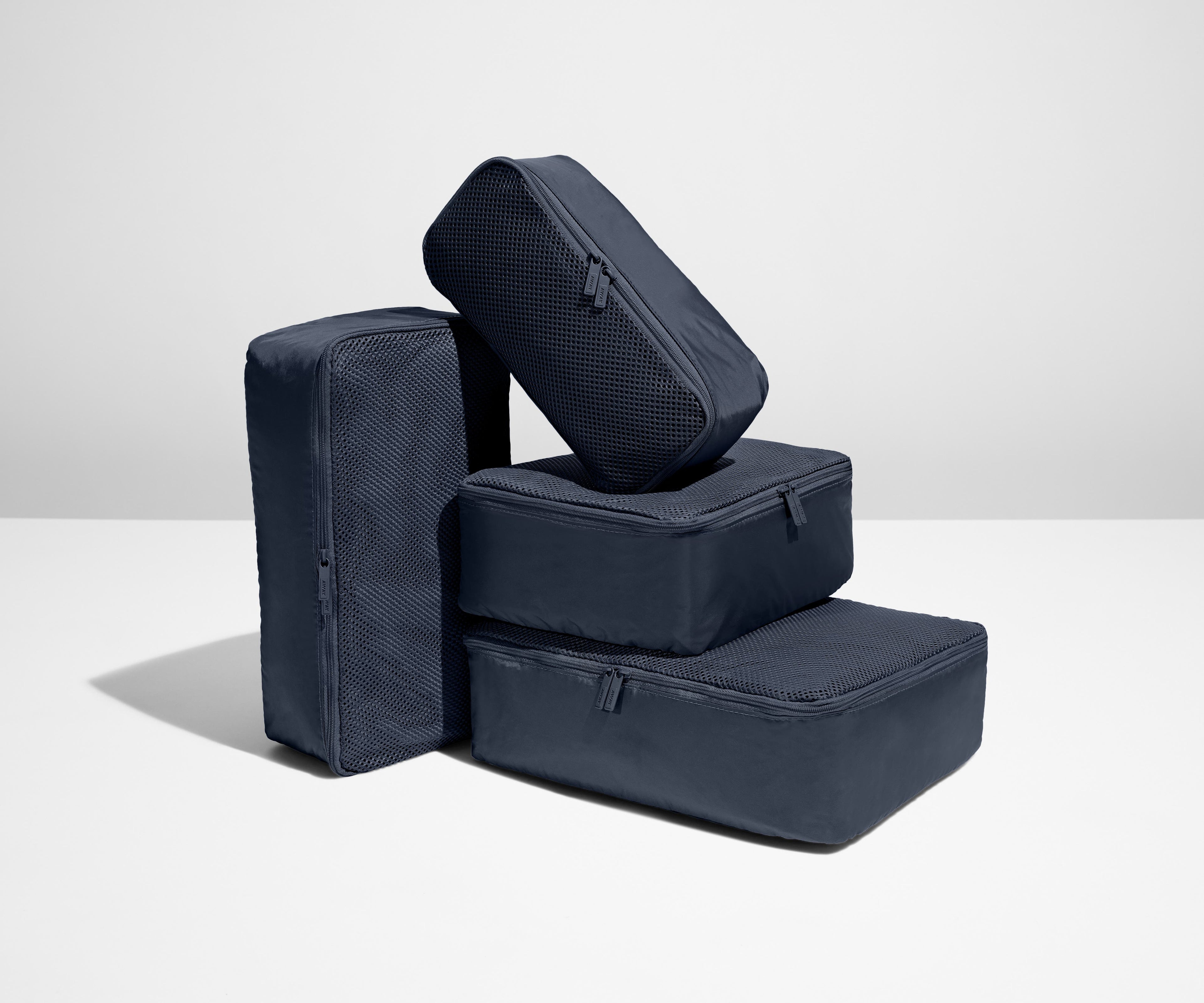 Away Insider Packing Cubes (Set of 4) in Navy Blue