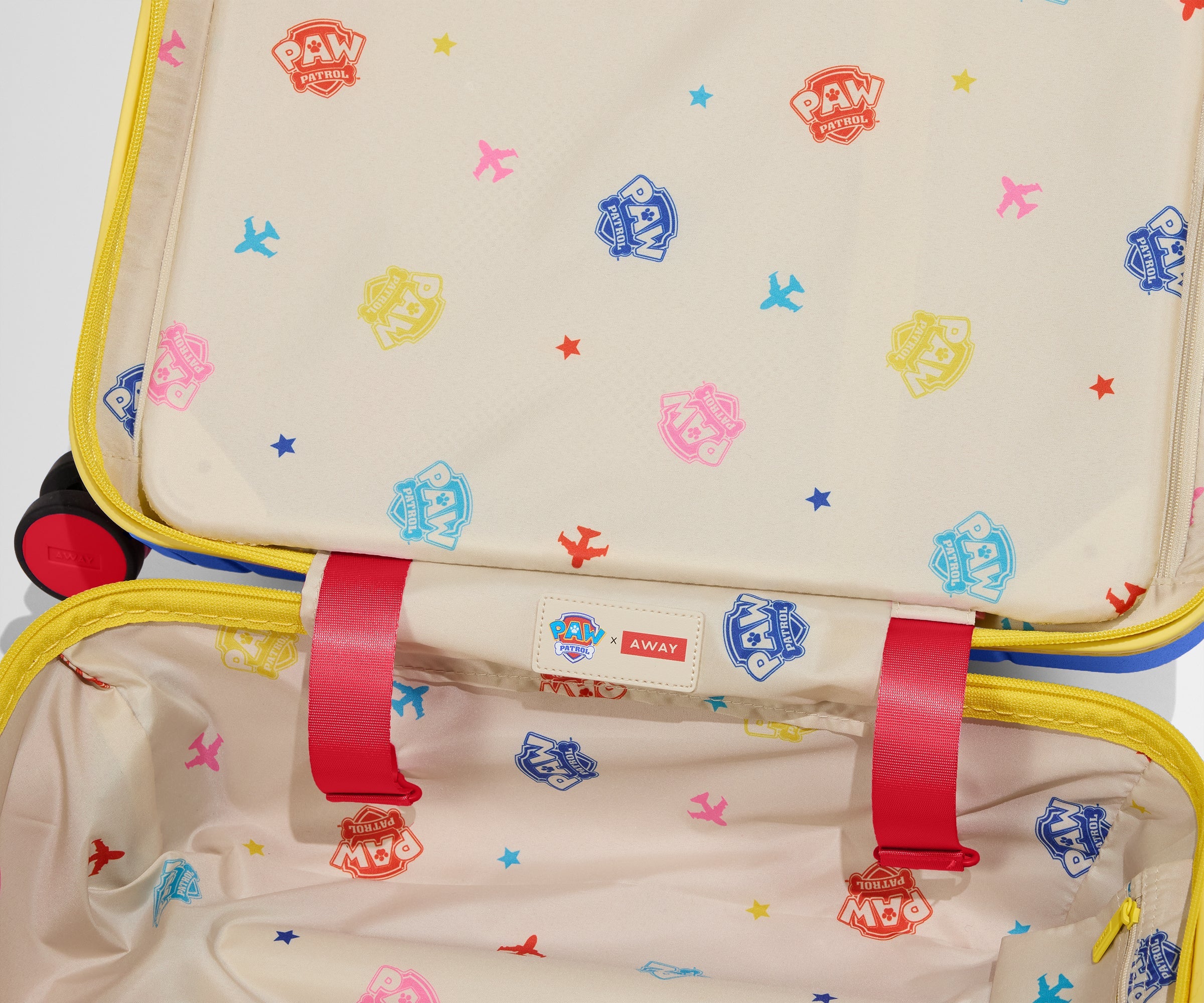 Away The Kids Carry-On Suitcase - Chase Badge Blue