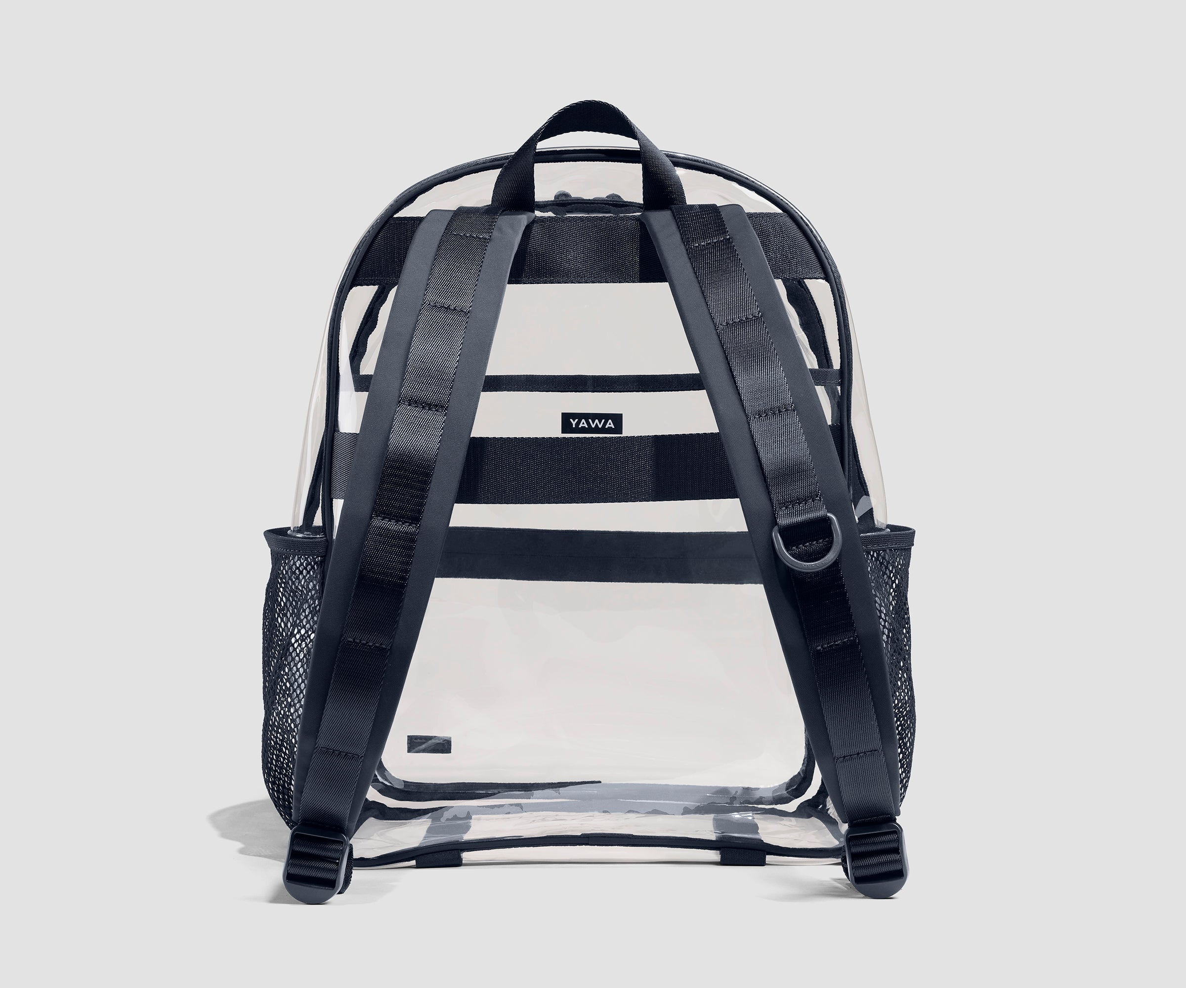 Away Clear Daily Backpack in Clear/Navy Blue