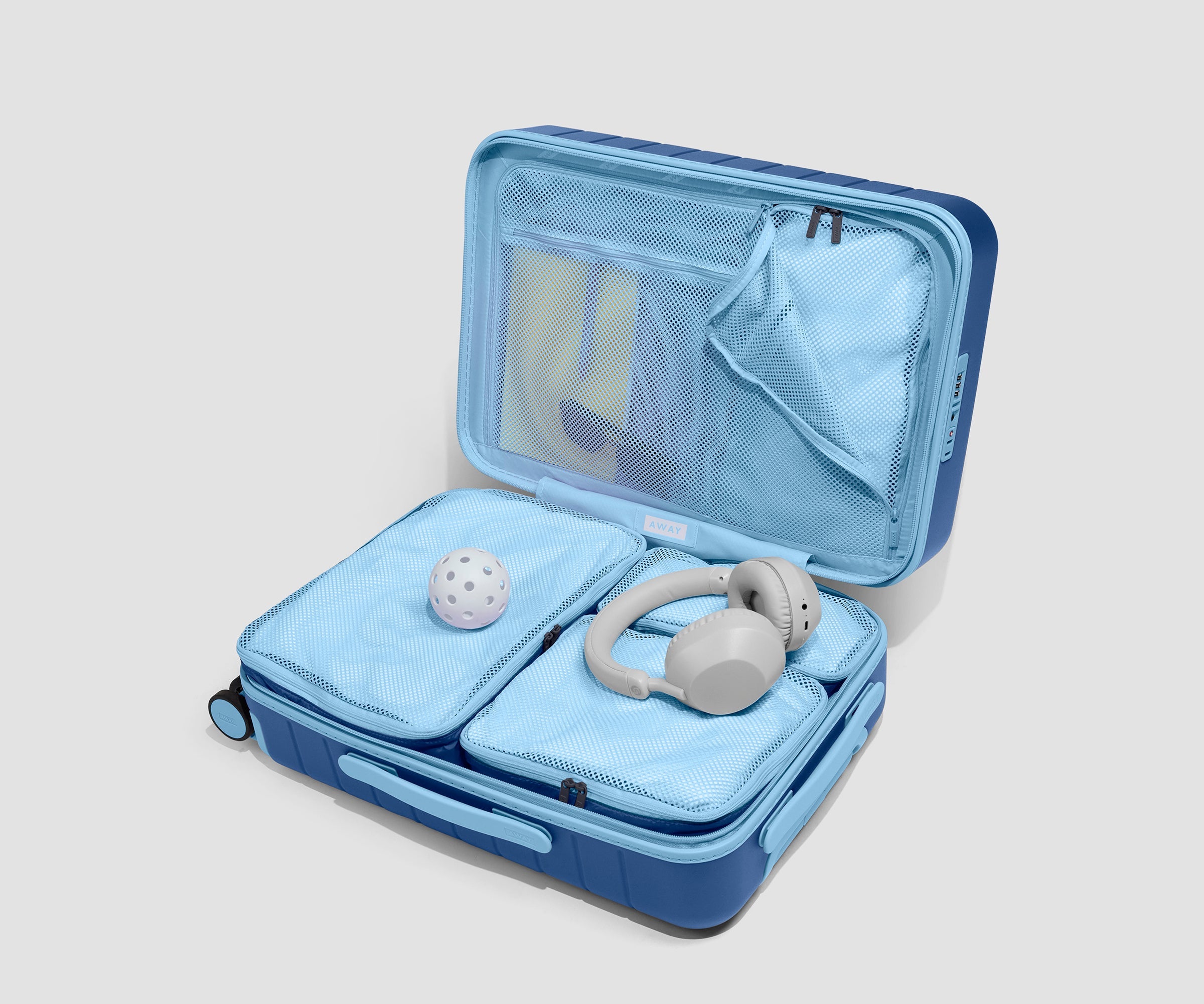 Away Insider Packing Cubes (Set of 4) in Tidal Blue