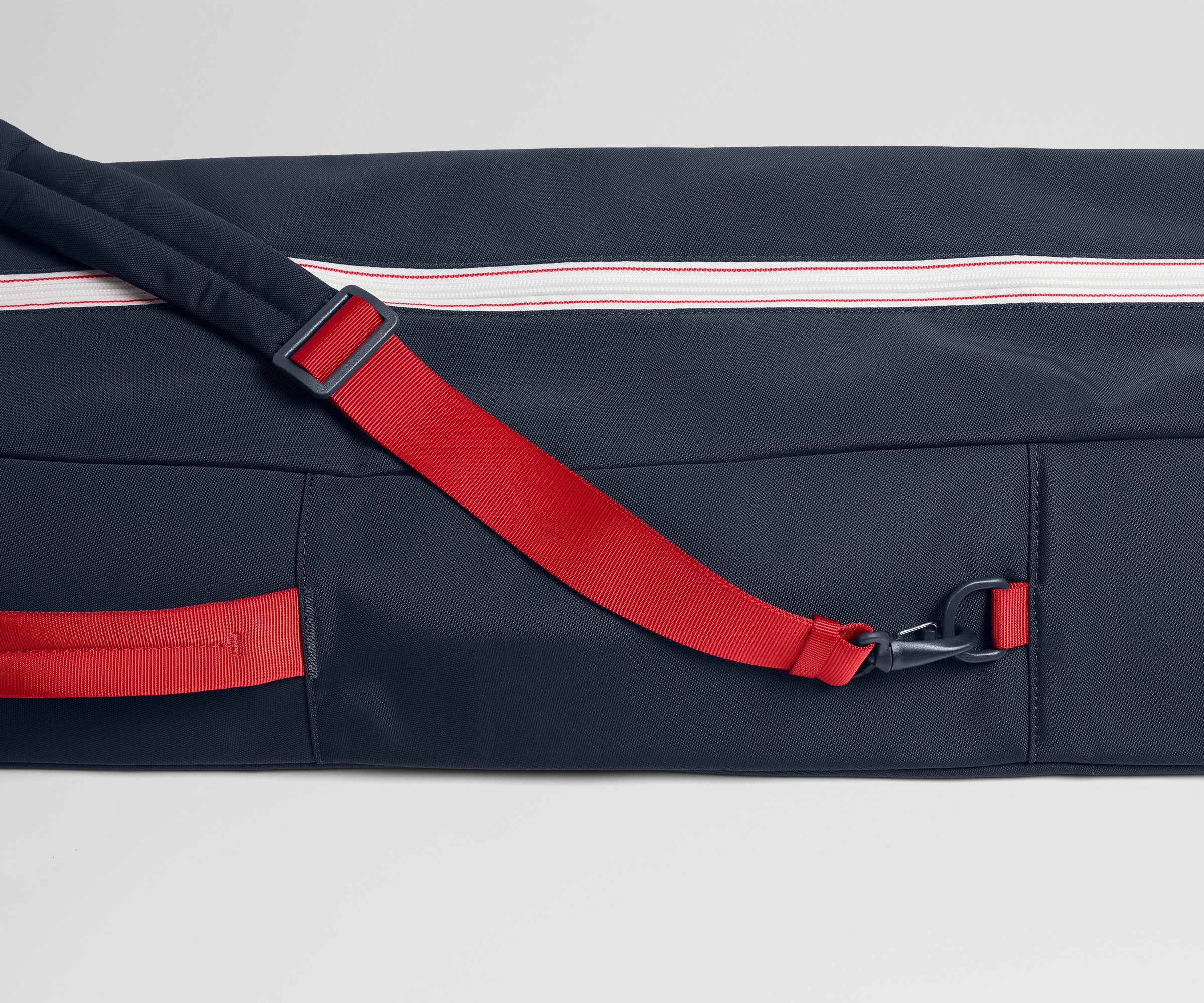 Away Roll-Top Ski Bag Suitcase - Navy Blue