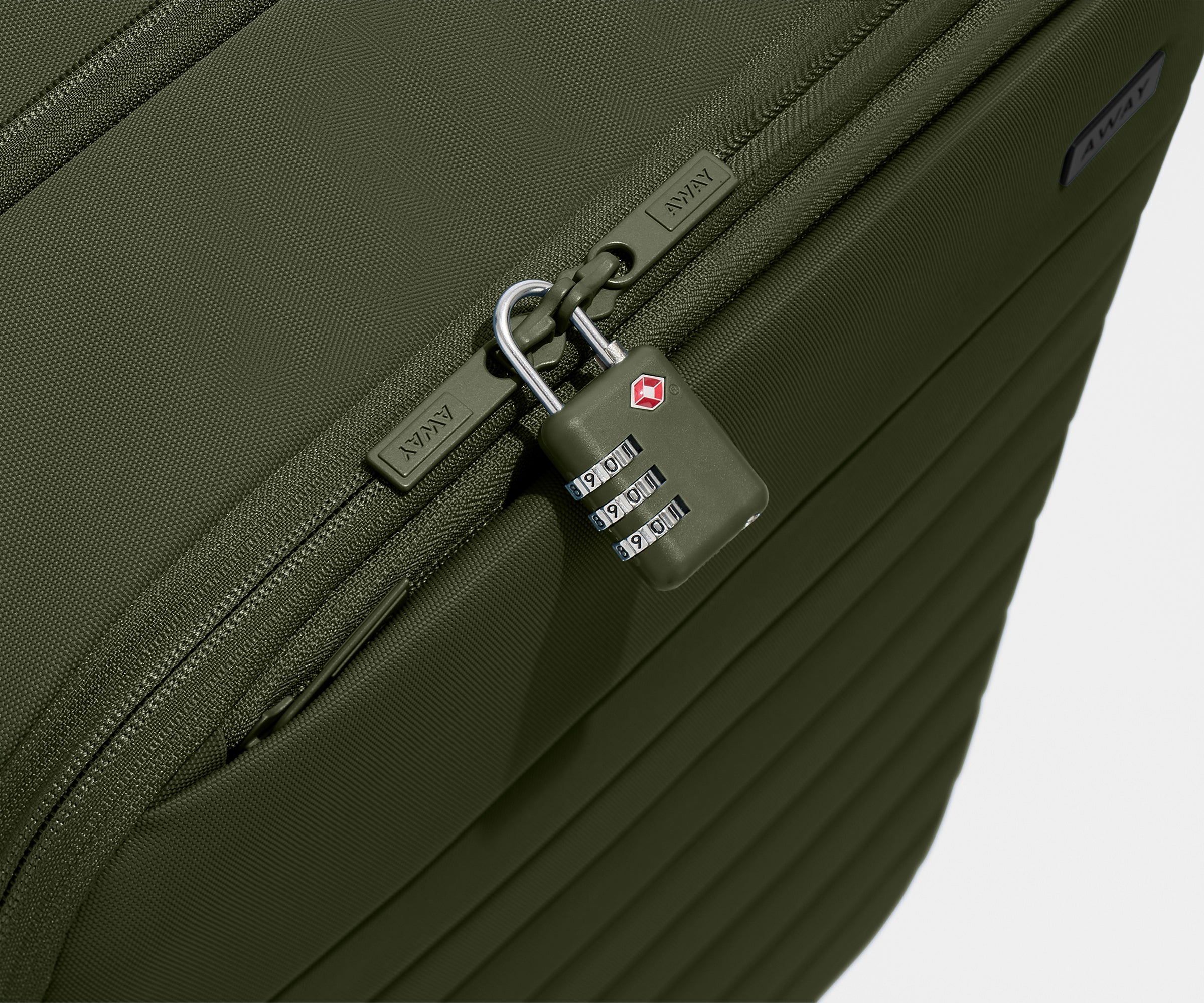 Away Softside Bigger Carry-On Suitcase - Olive Green