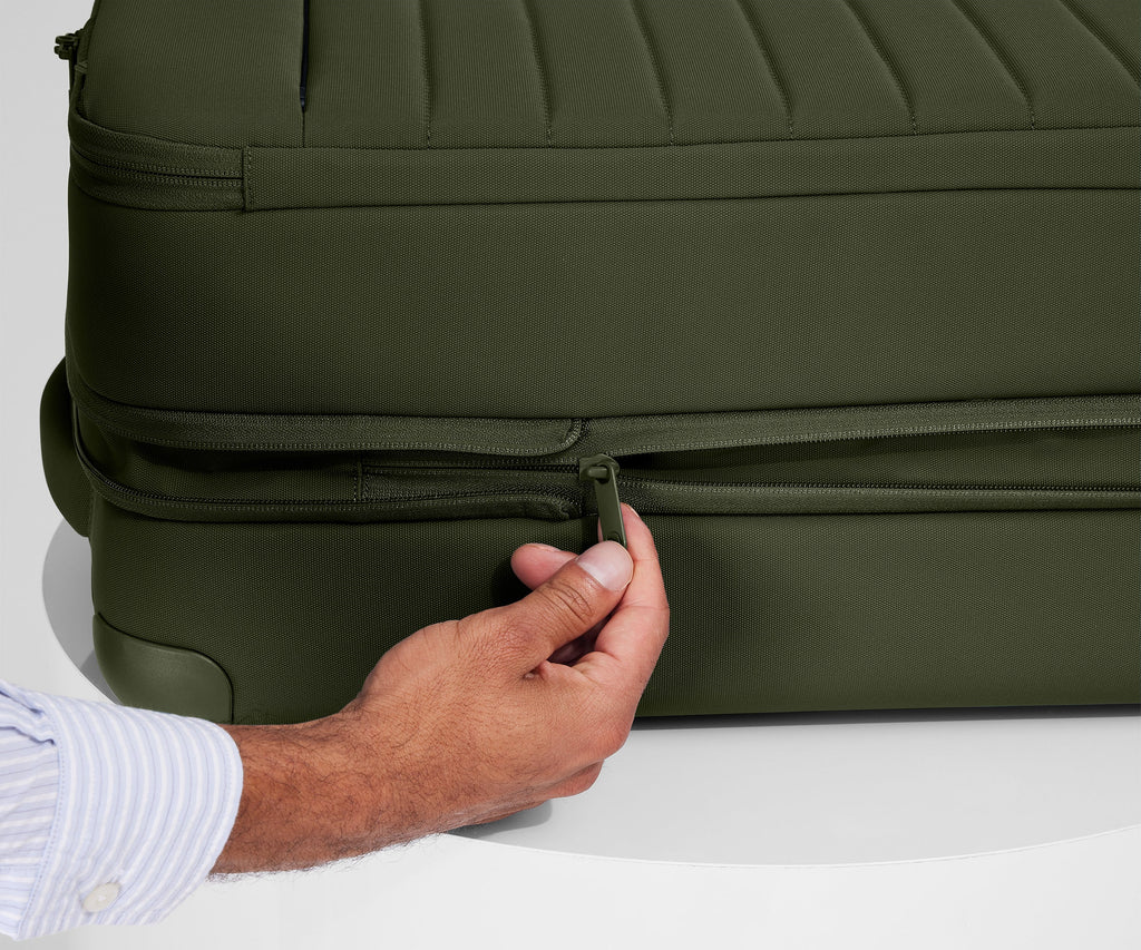 Away Softside Bigger Carry-On Suitcase - Olive Green