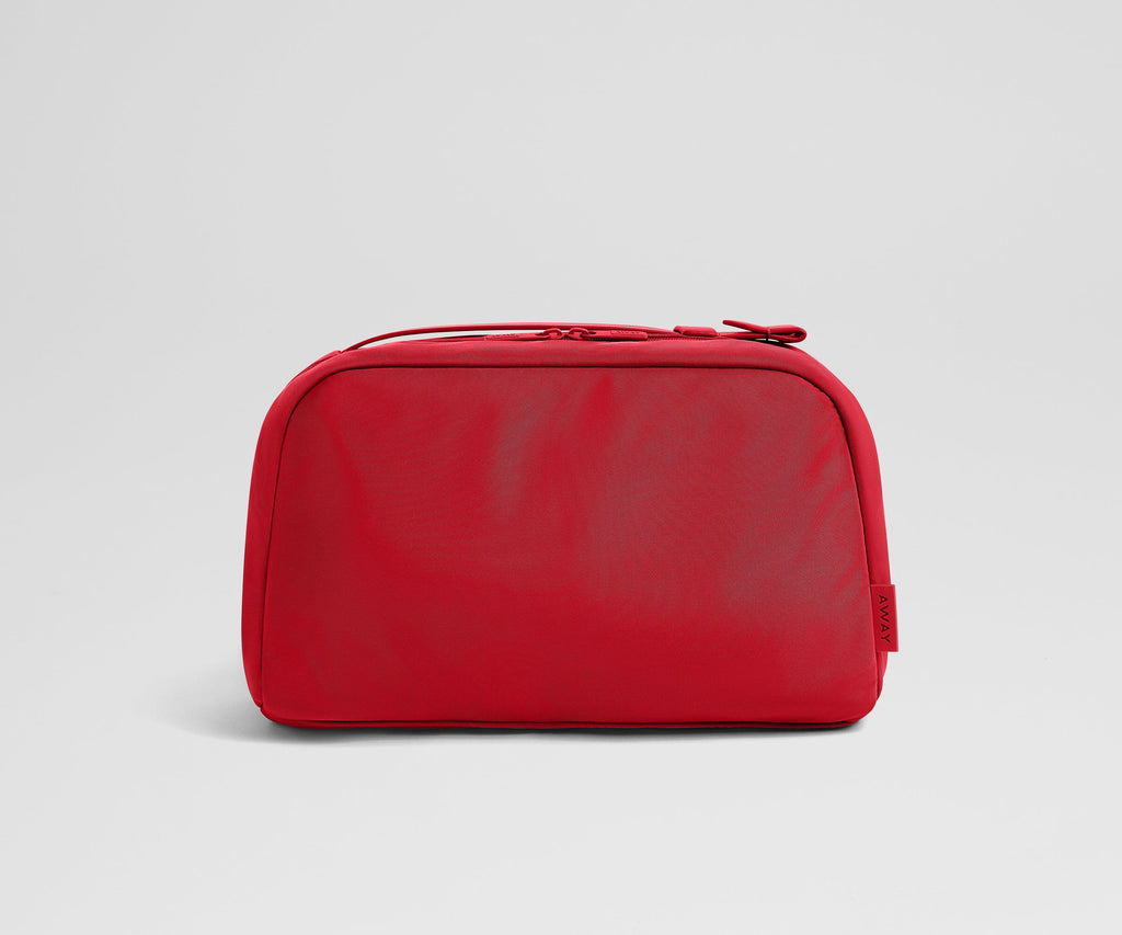 Away Large Toiletry Bag in Cherry Red