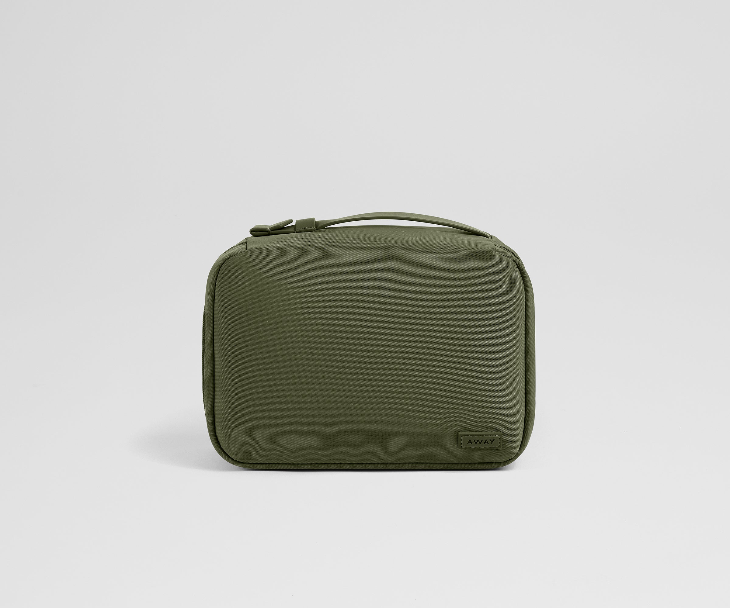 Away Small Toiletry Bag in Olive Green