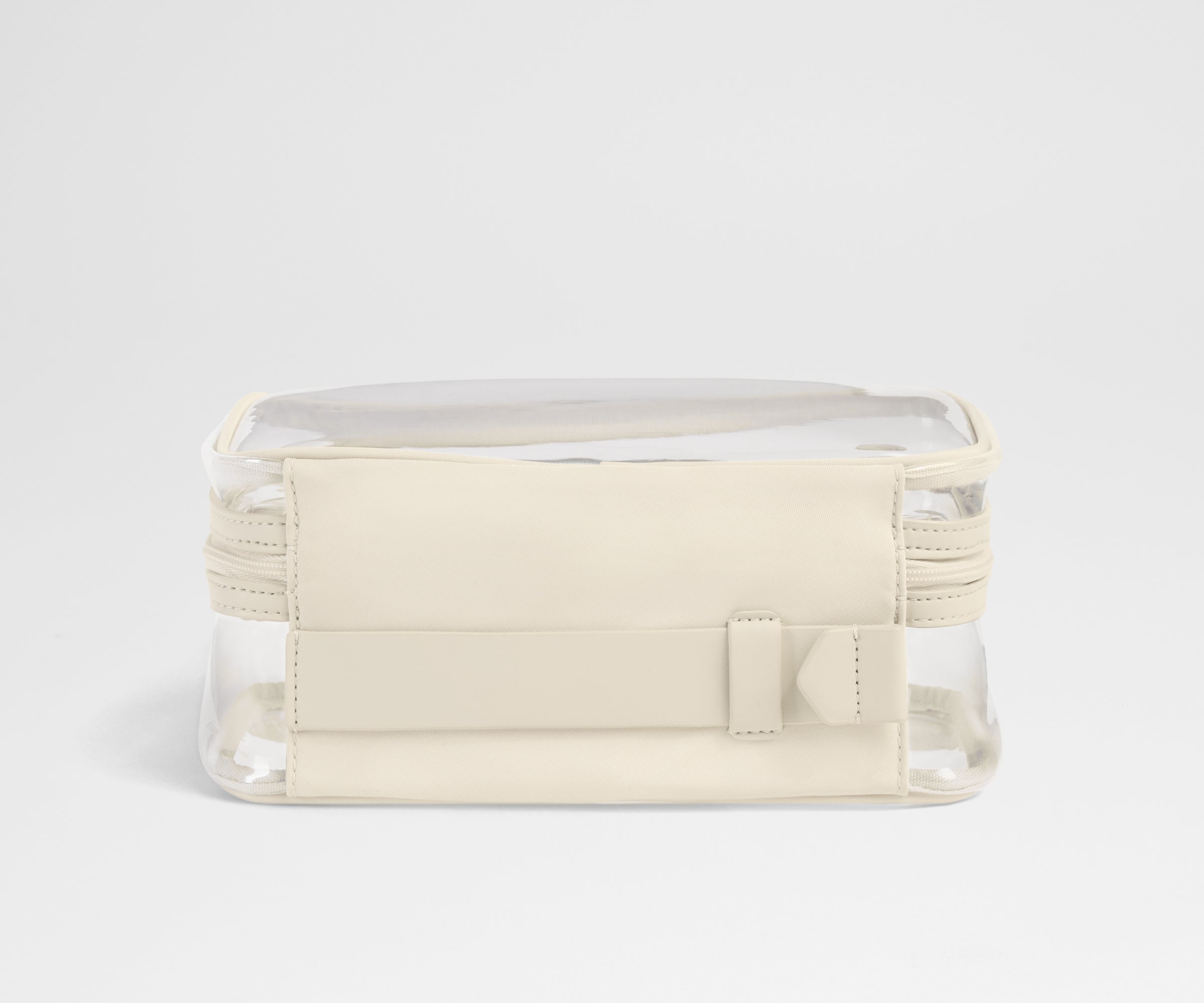 Away Clear Toiletry Bag in Salt White