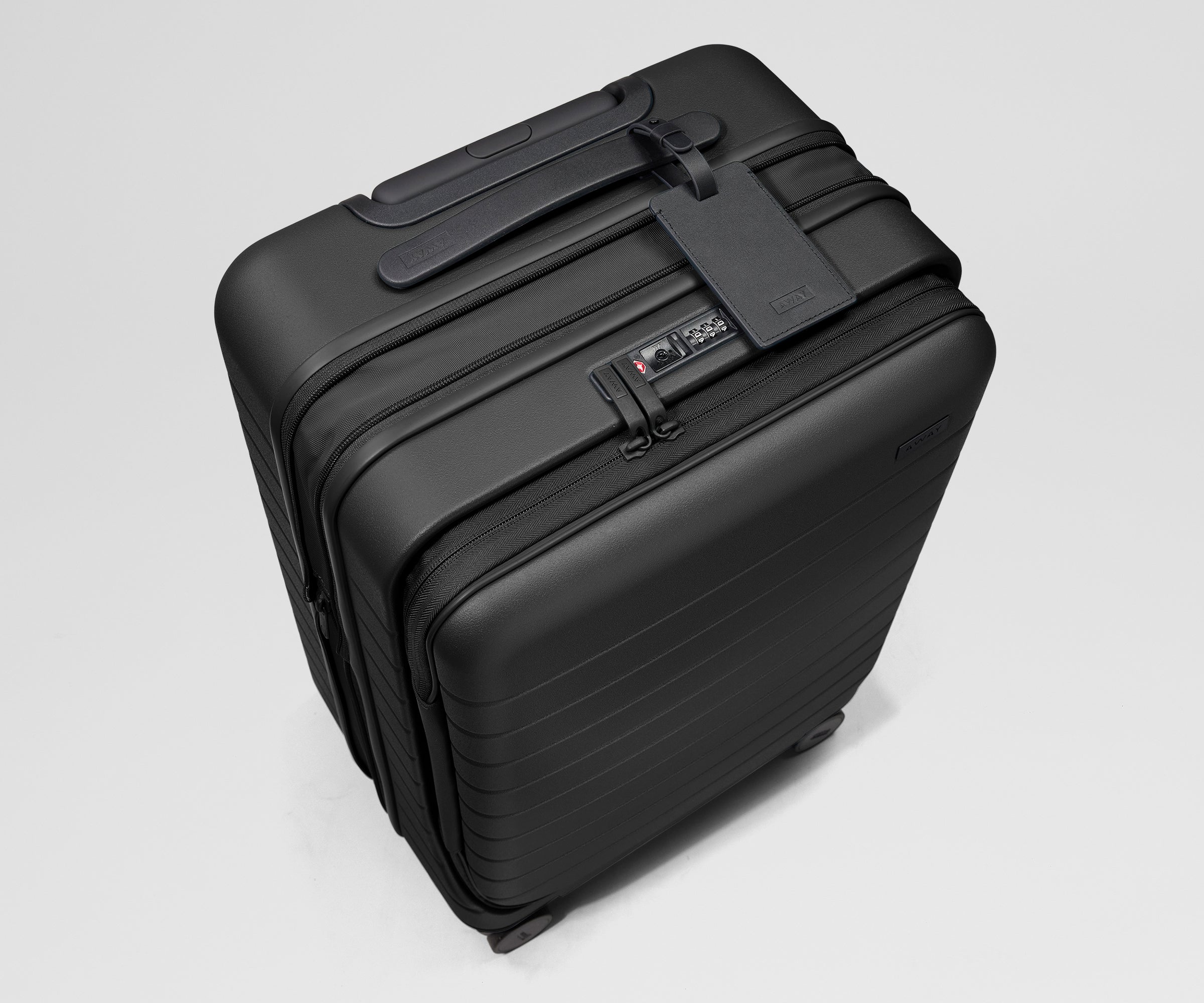 Away Topside Bigger Carry-On Suitcase - Jet Black