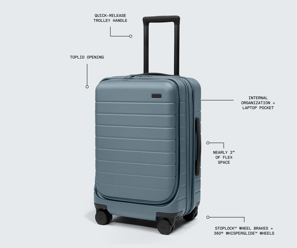 Away Topside Carry-On Suitcase - Olive Green