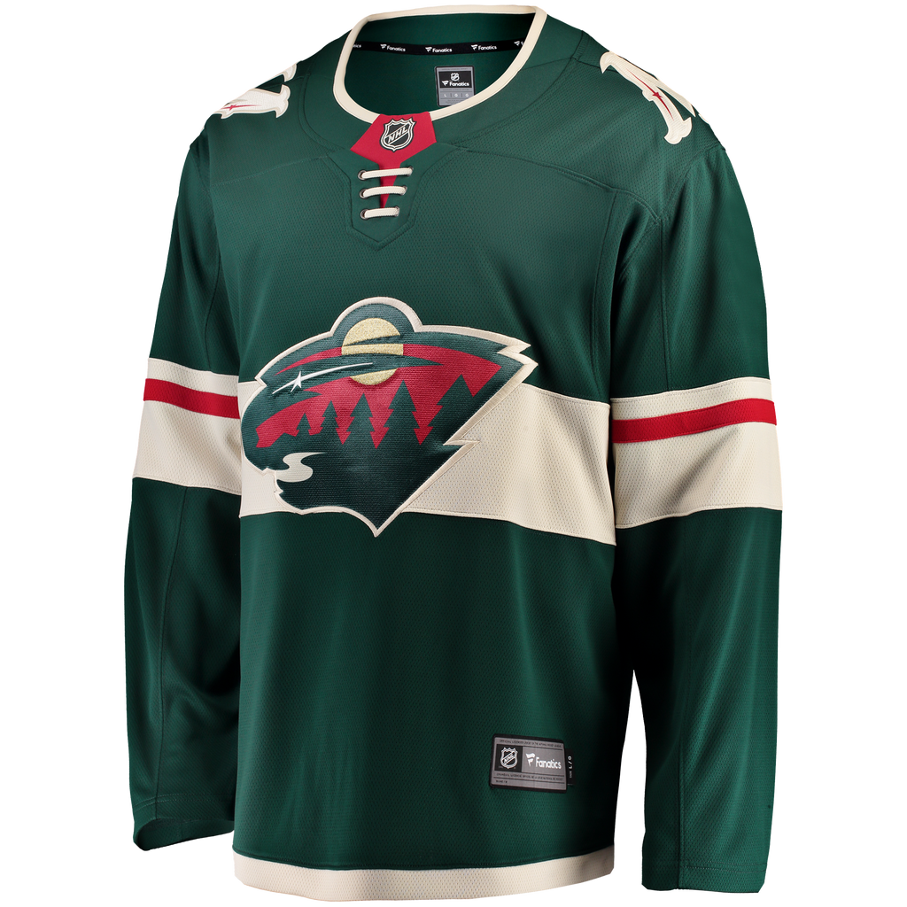 Men's Fanatics Green Minnesota Wild Home Breakaway Jersey