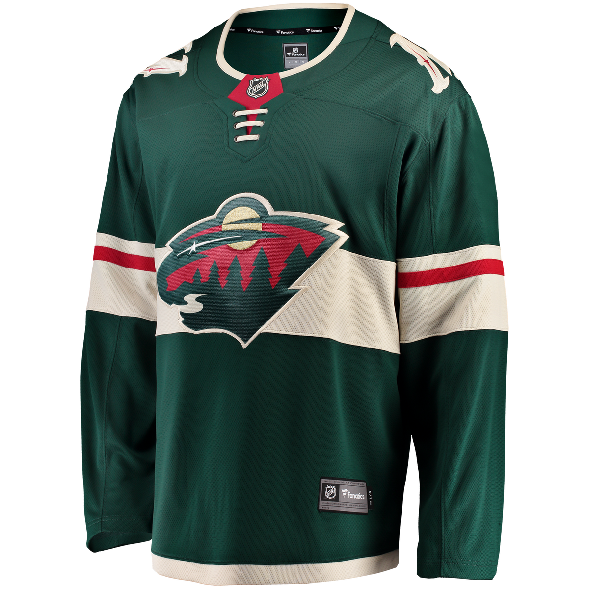 Men's Fanatics Green Minnesota Wild Home Breakaway Jersey
