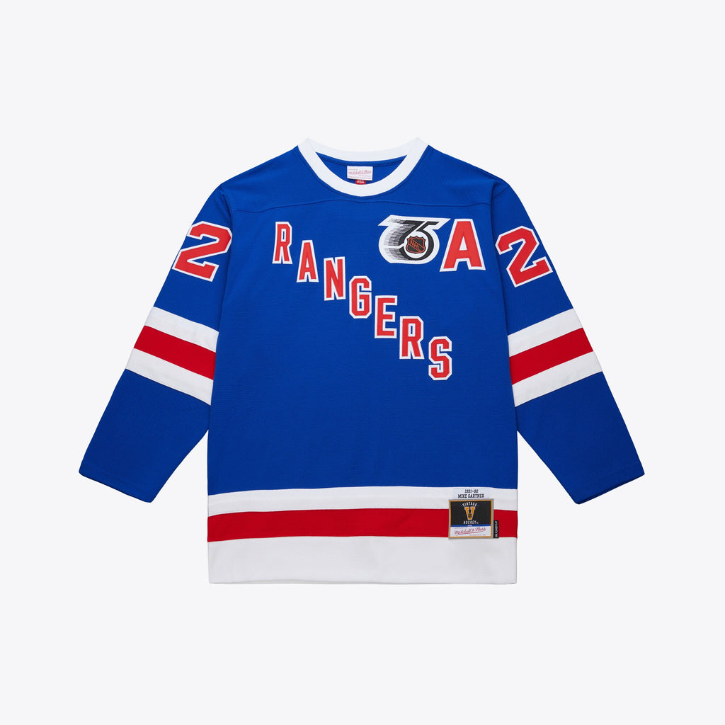 New York Rangers Mitchell & Ness Power Play Jersey 1991 Mike Gartner