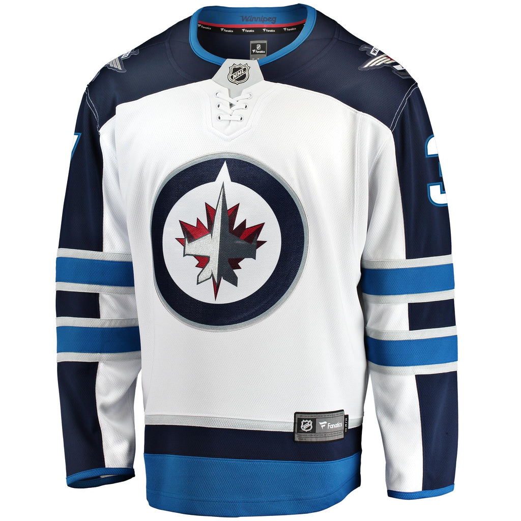 Winnipeg Jets Fanatics Away Breakaway Jersey - Connor Hellebuyck - Mens