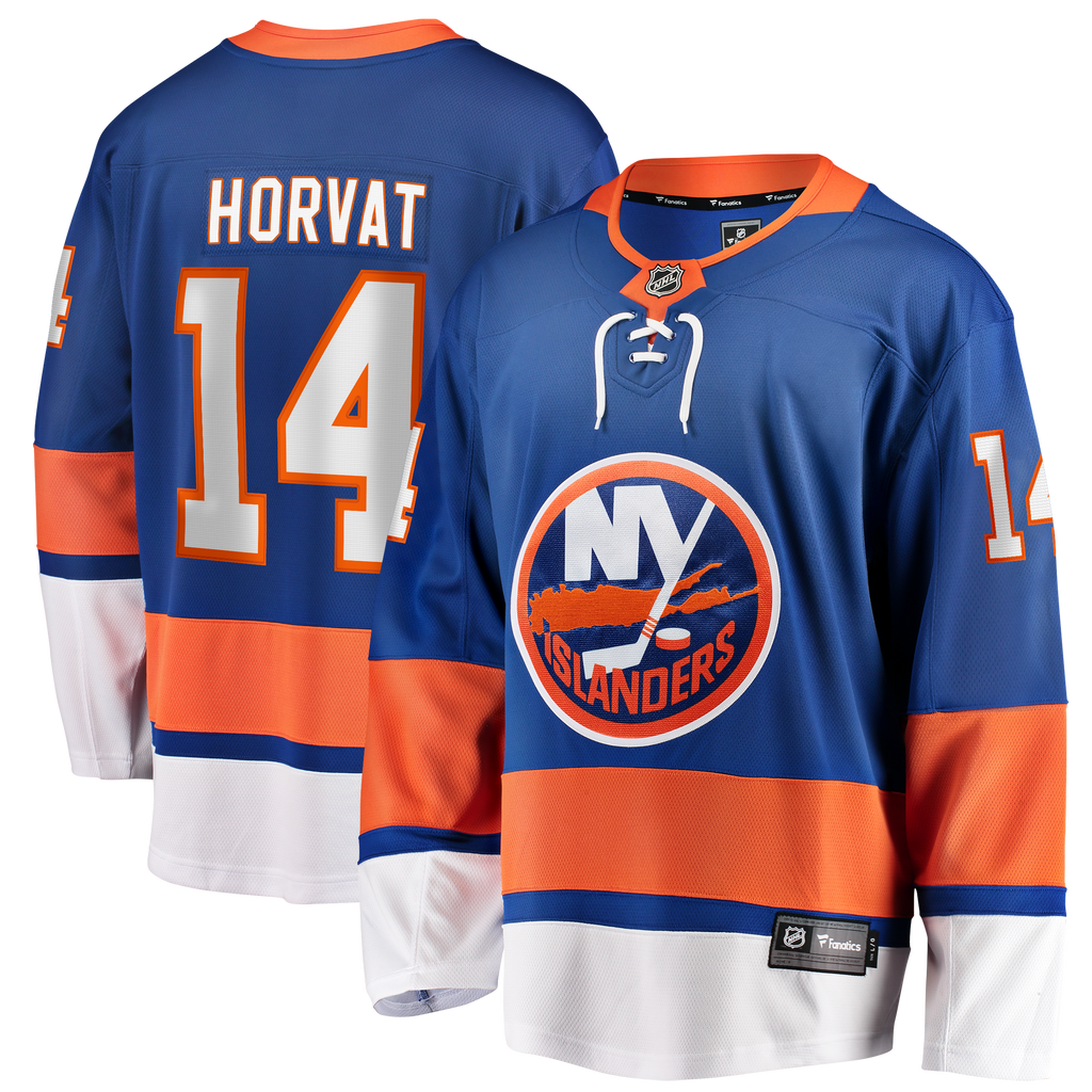 New York Islanders Fanatics Home Breakaway Jersey - Royal - Bo Horvat - Mens