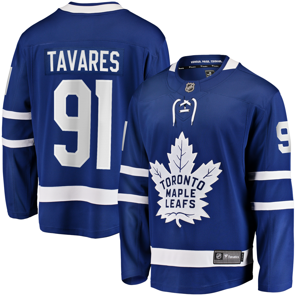 Toronto Maple Leafs Fanatics Home Breakaway Jersey - Blue - John Tavares - Mens