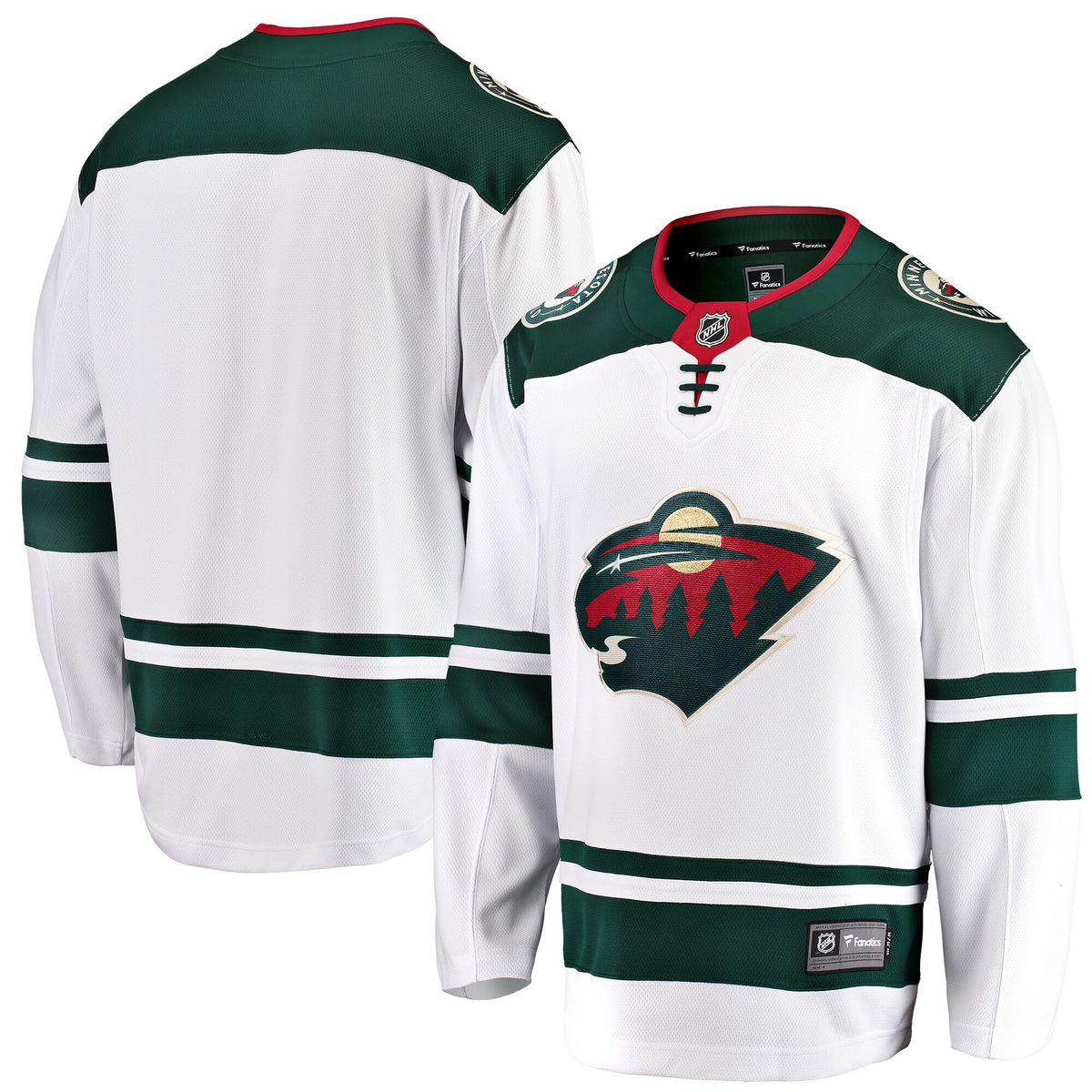 Minnesota Wild Fanatics Away Breakaway Jersey - Mens