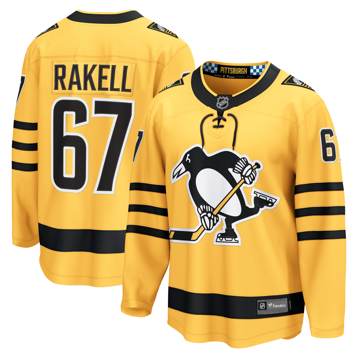 Pittsburgh Penguins Alternate Breakaway Jersey - Rickard Rakell - Mens