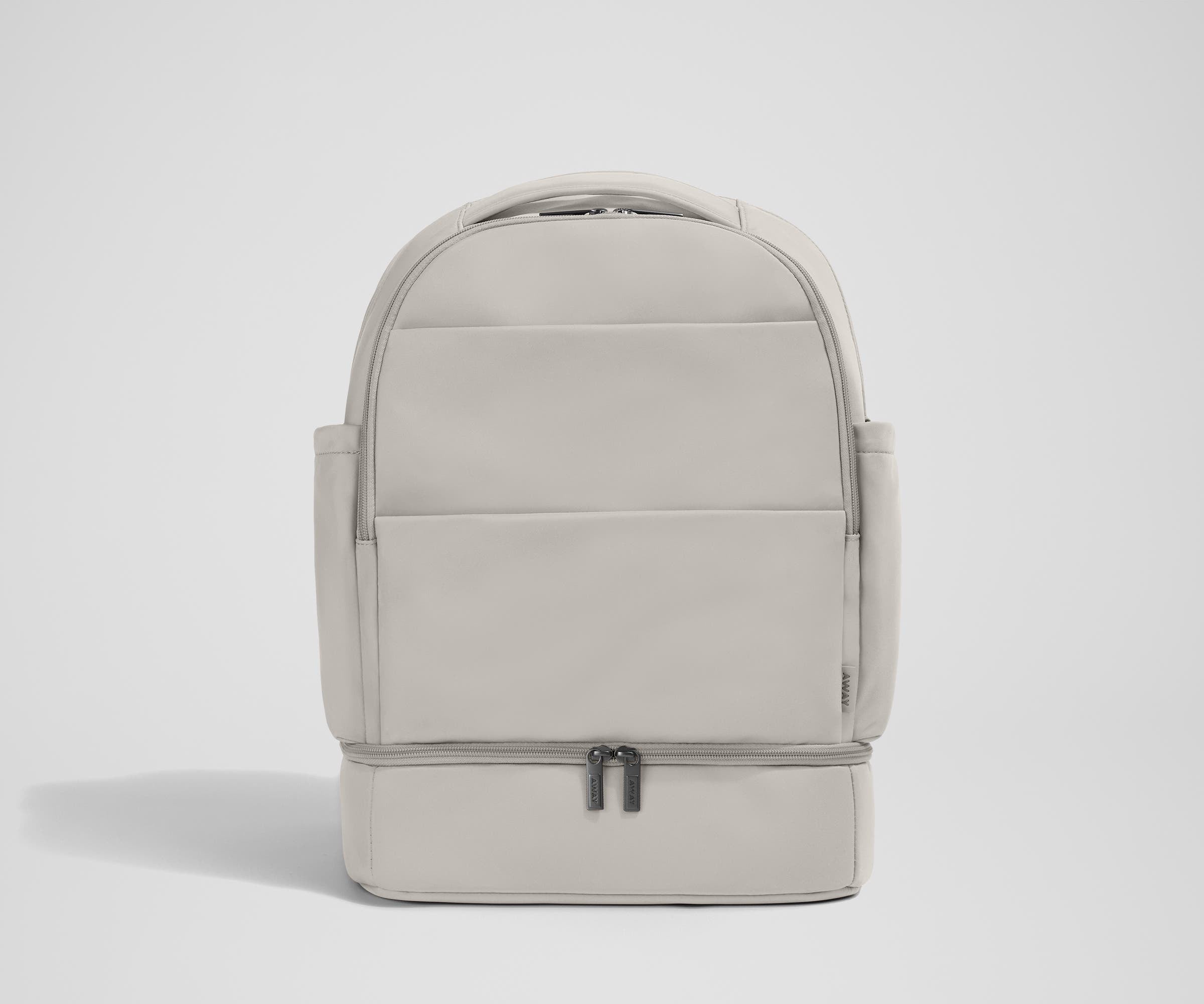 Away The Double Diaper Backpack Diaper Bag - Cloud Gray