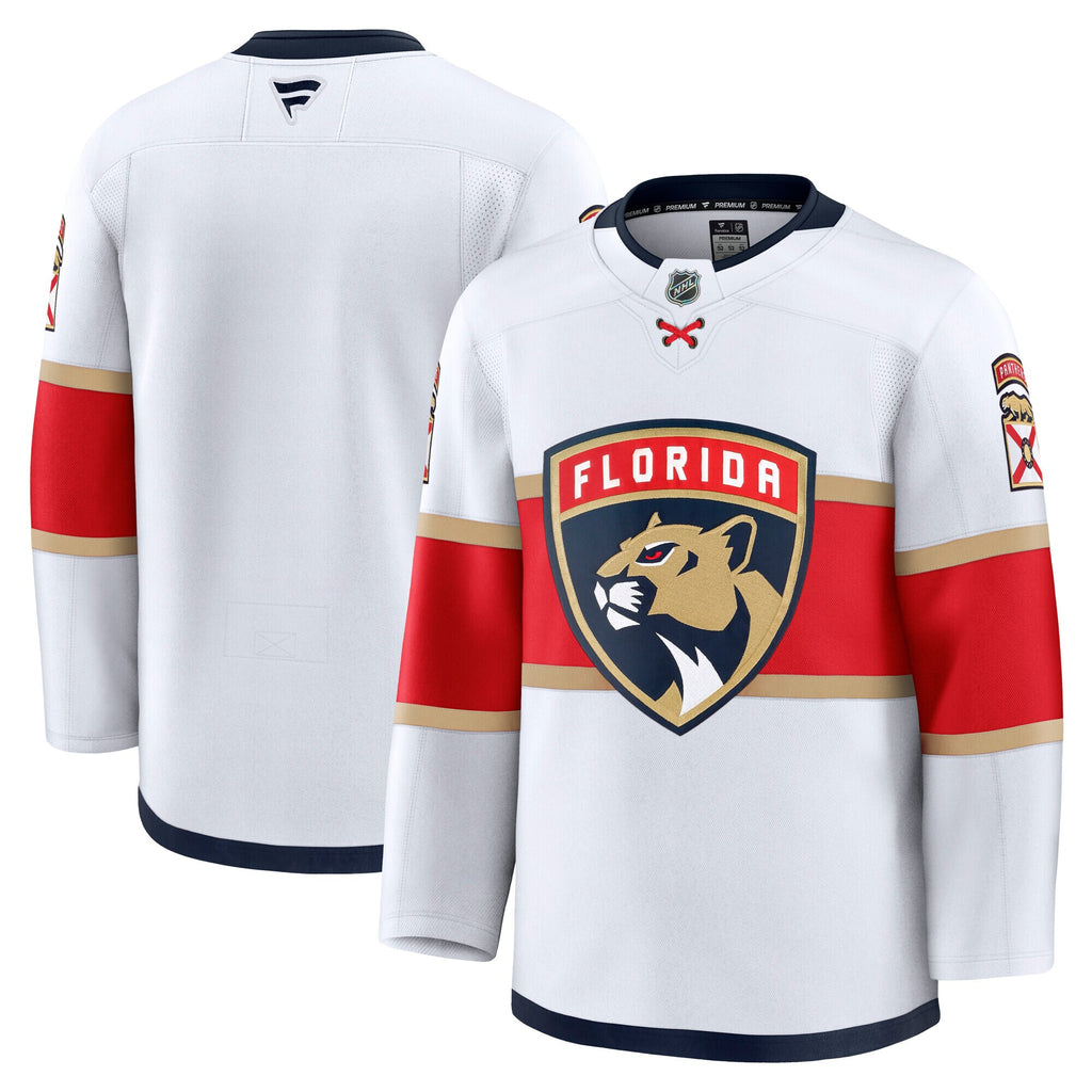 Florida Panthers Fanatics Away Premium Jersey - Mens - White