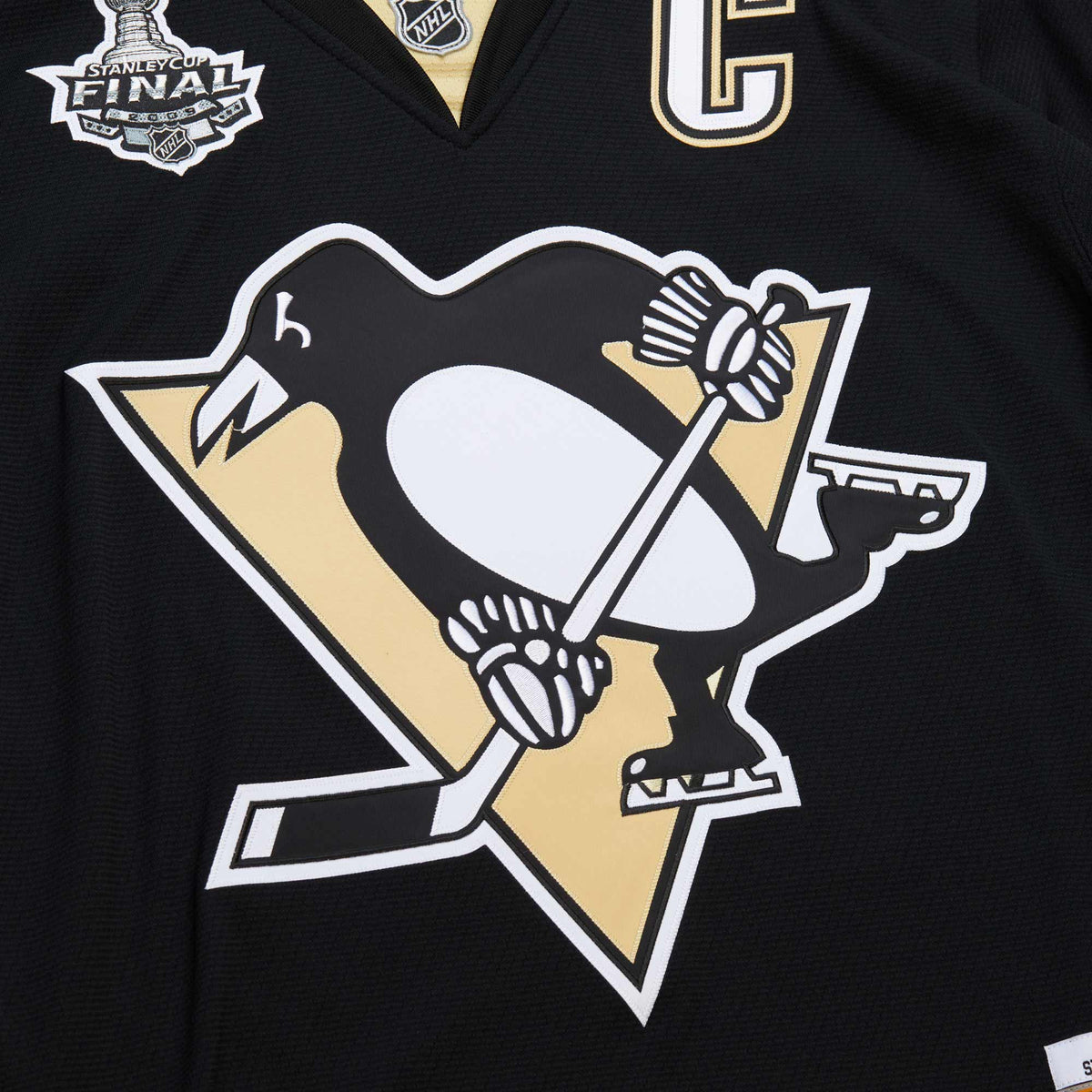 Men's Sidney Crosby Black Pittsburgh Penguins 2008-09 Power Play Jersey