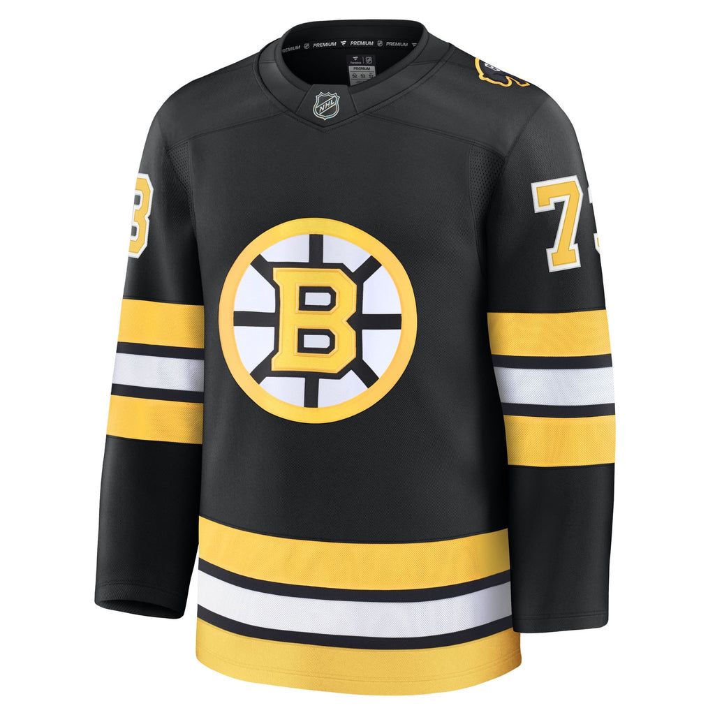 Men's Fanatics Charlie McAvoy Black Boston Bruins Home Premium Player Jersey