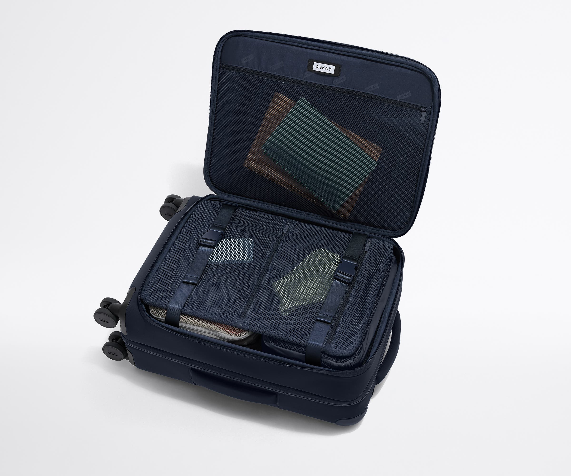 Away Softside Bigger Carry-On Suitcase - Navy Blue