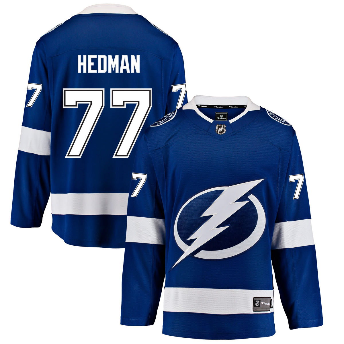 Tampa Bay Lightning Fanatics Home Breakaway Jersey - Victor Hedman - Mens