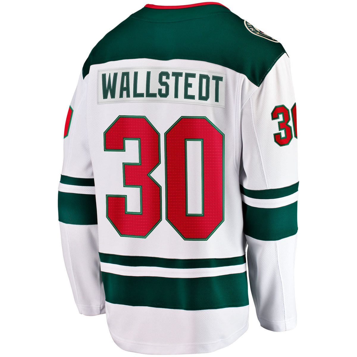 Minnesota Wild Fanatics Away Breakaway Jersey - White - Jesper Wallstedt - Mens