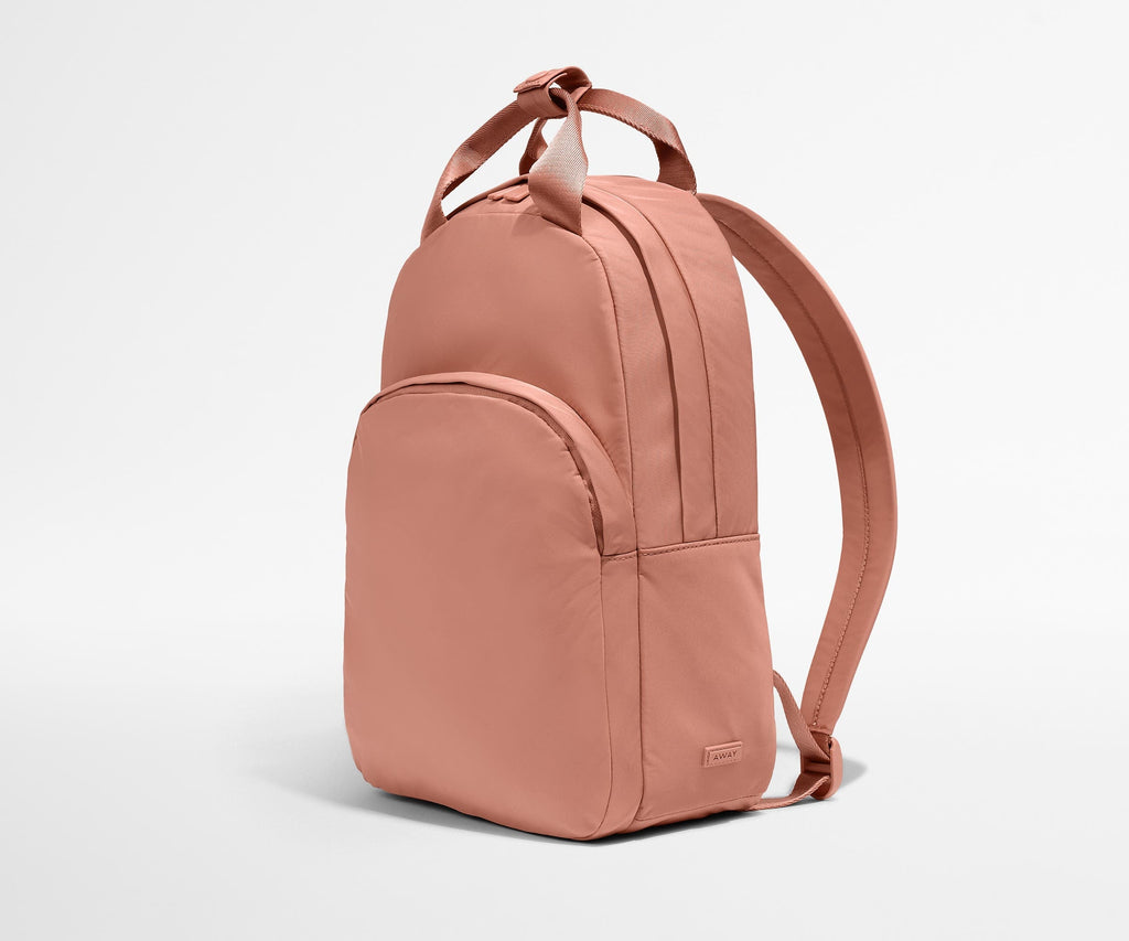 Away Featherlight Backpack in Clay Pink
