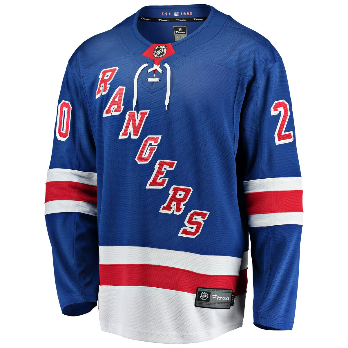 New York Rangers Fanatics Home Breakaway Jersey - Blue - Chris Kreider - Mens