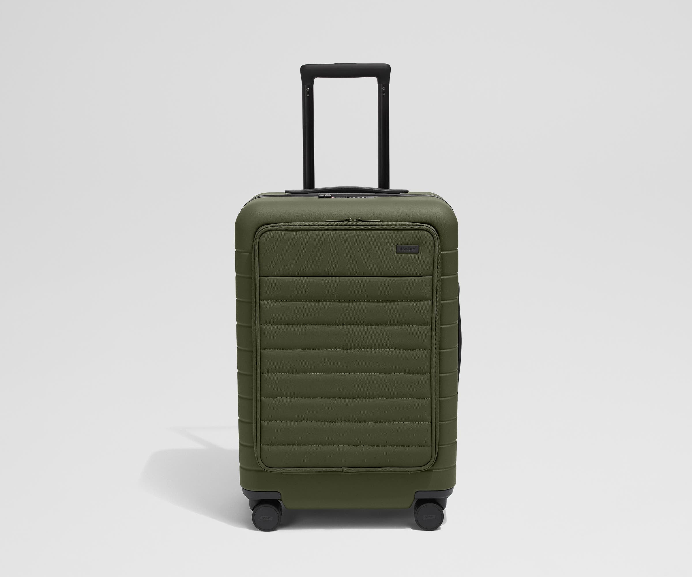 Away The Executive Bigger Carry-On Suitcase - Olive Green