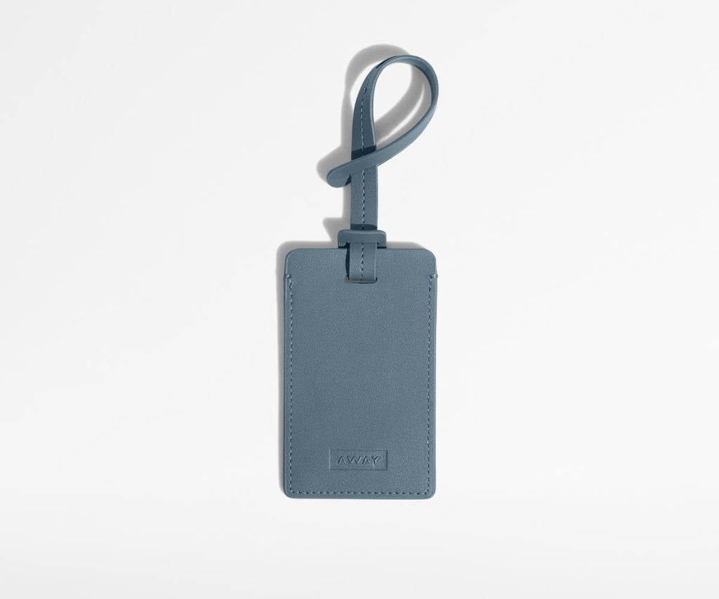 Away The Luggage Tag in Coast Blue