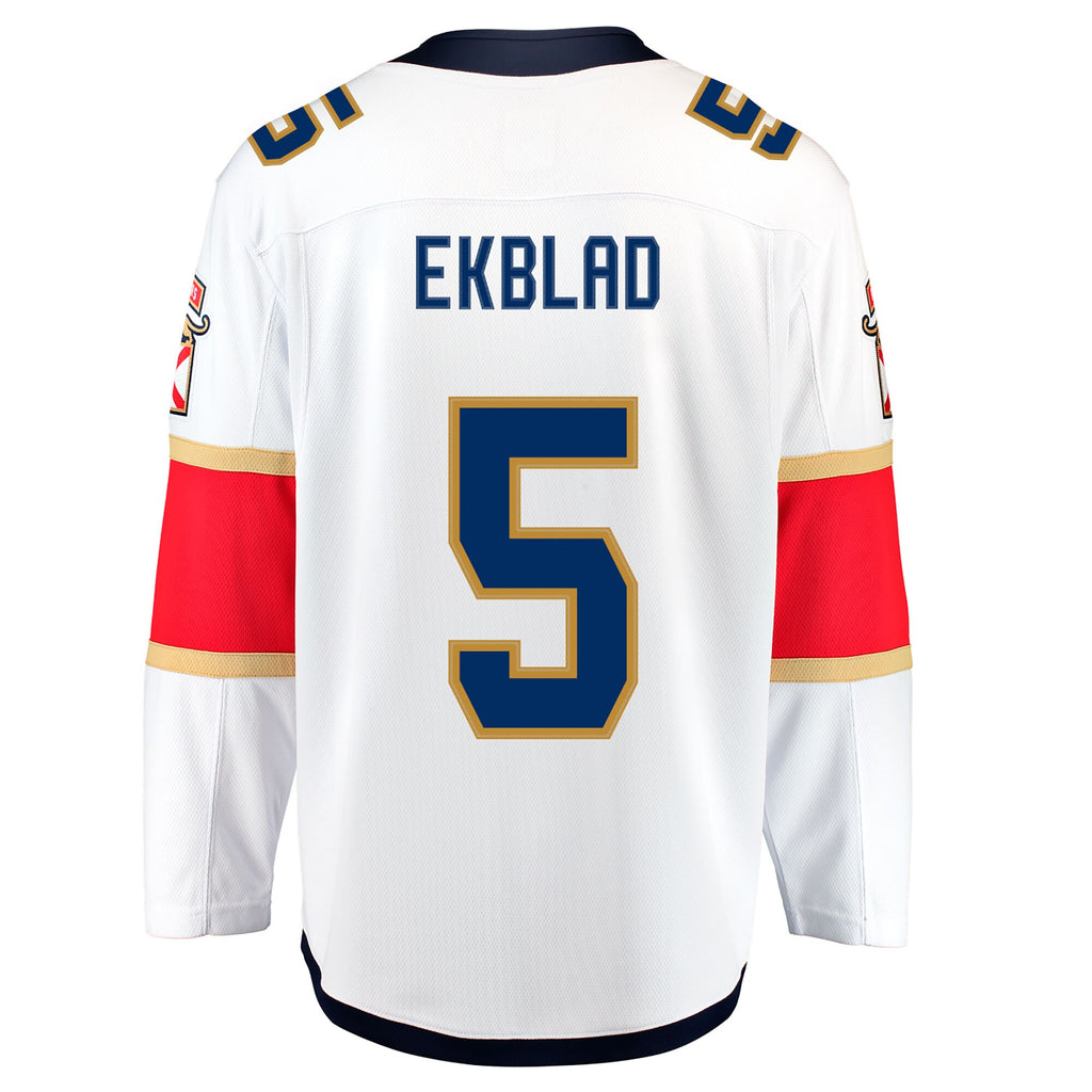 Florida Panthers Fanatics Away Breakaway Jersey - Aaron Ekblad - Mens