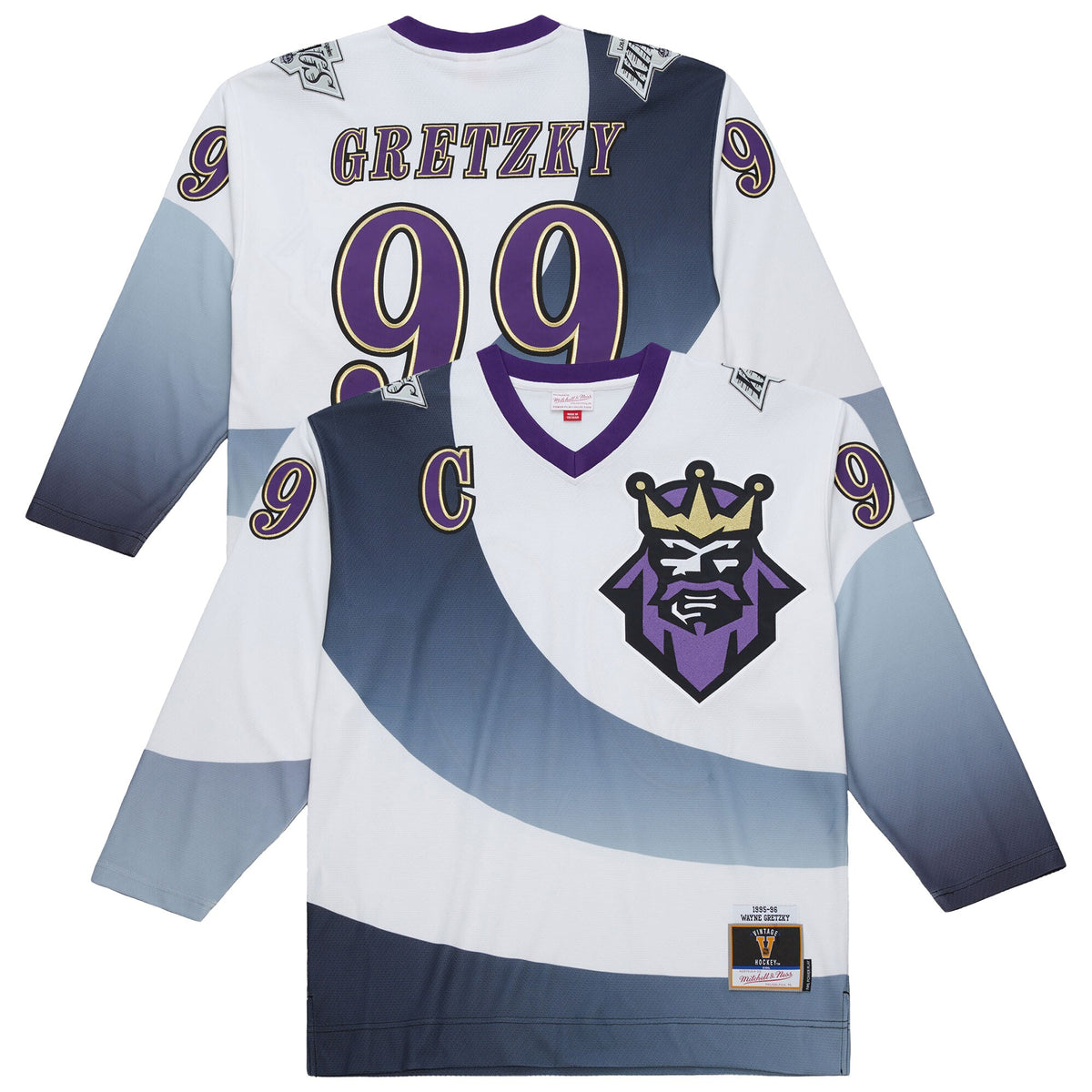 Los Angeles Kings Power Play Alternate Jersey by Mitchell & Ness - Mens