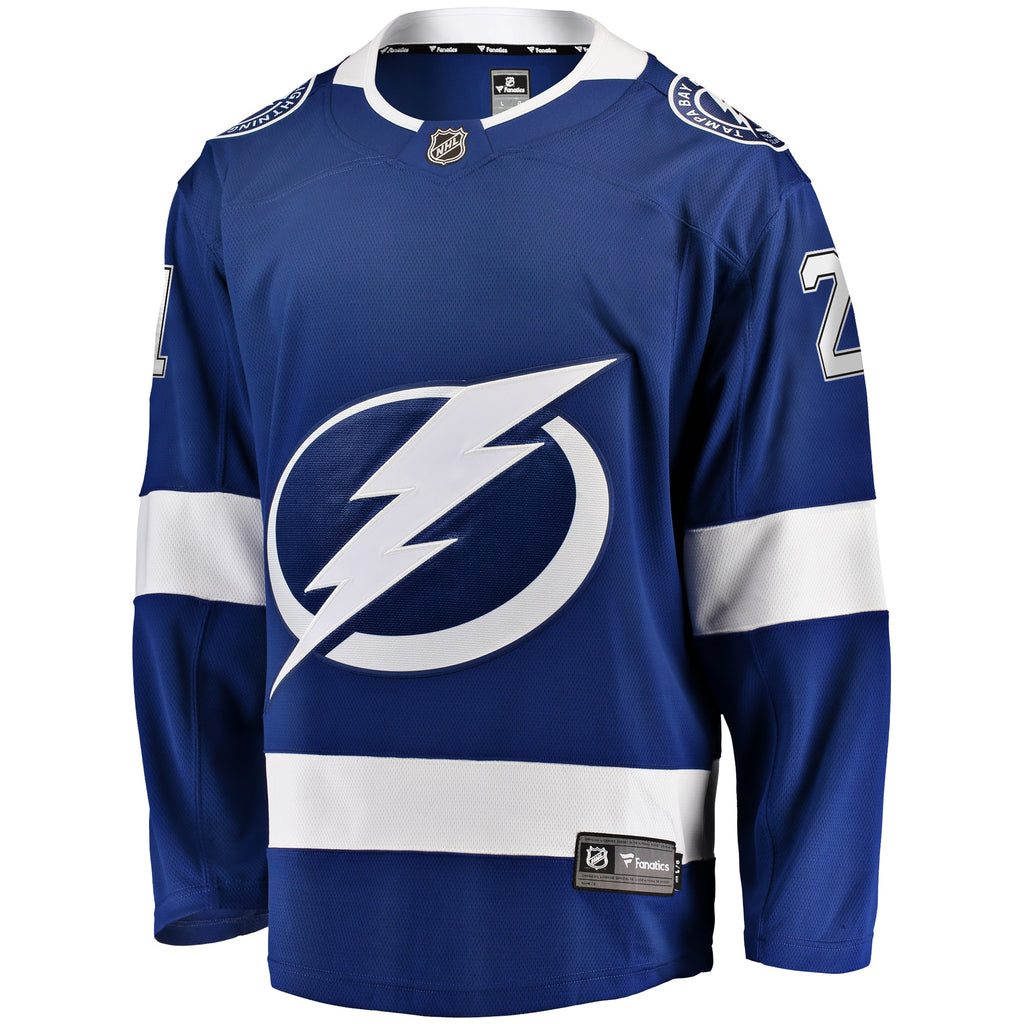 Men's Fanatics Brayden Point Blue Tampa Bay Lightning Home Premier Breakaway Player Jersey