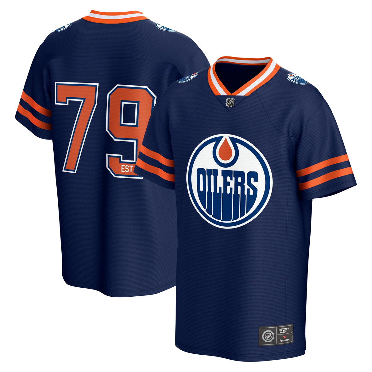 Edmonton Oilers Foundation Fashion Top - Mens