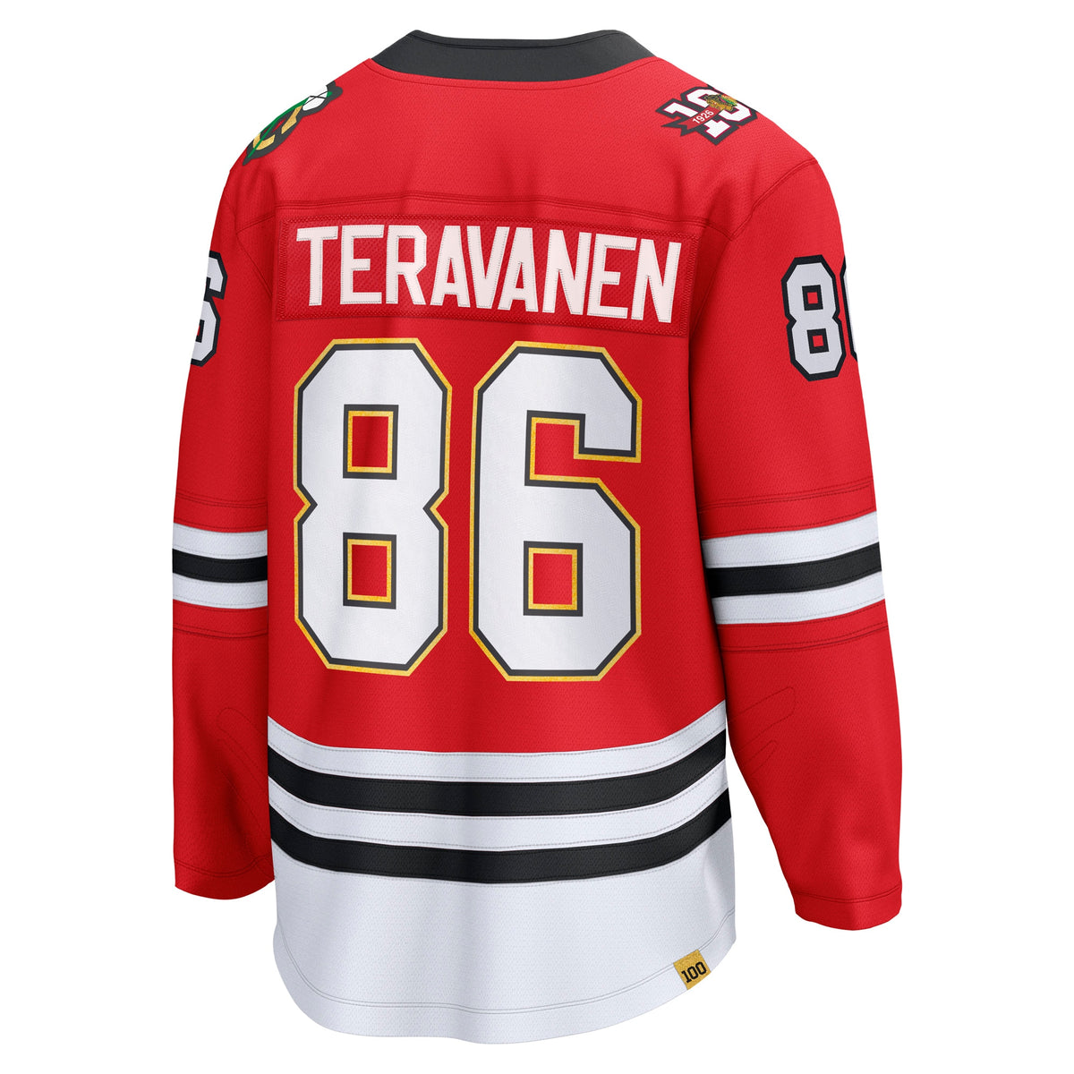 Chicago Blackhawks Fanatics Home Centennial Breakaway Jersey - Red - Teuvo Teravainen - Mens