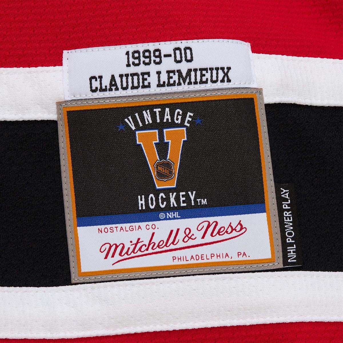 New Jersey Devils Power Play Dark Jersey by Mitchell & Ness - Mens